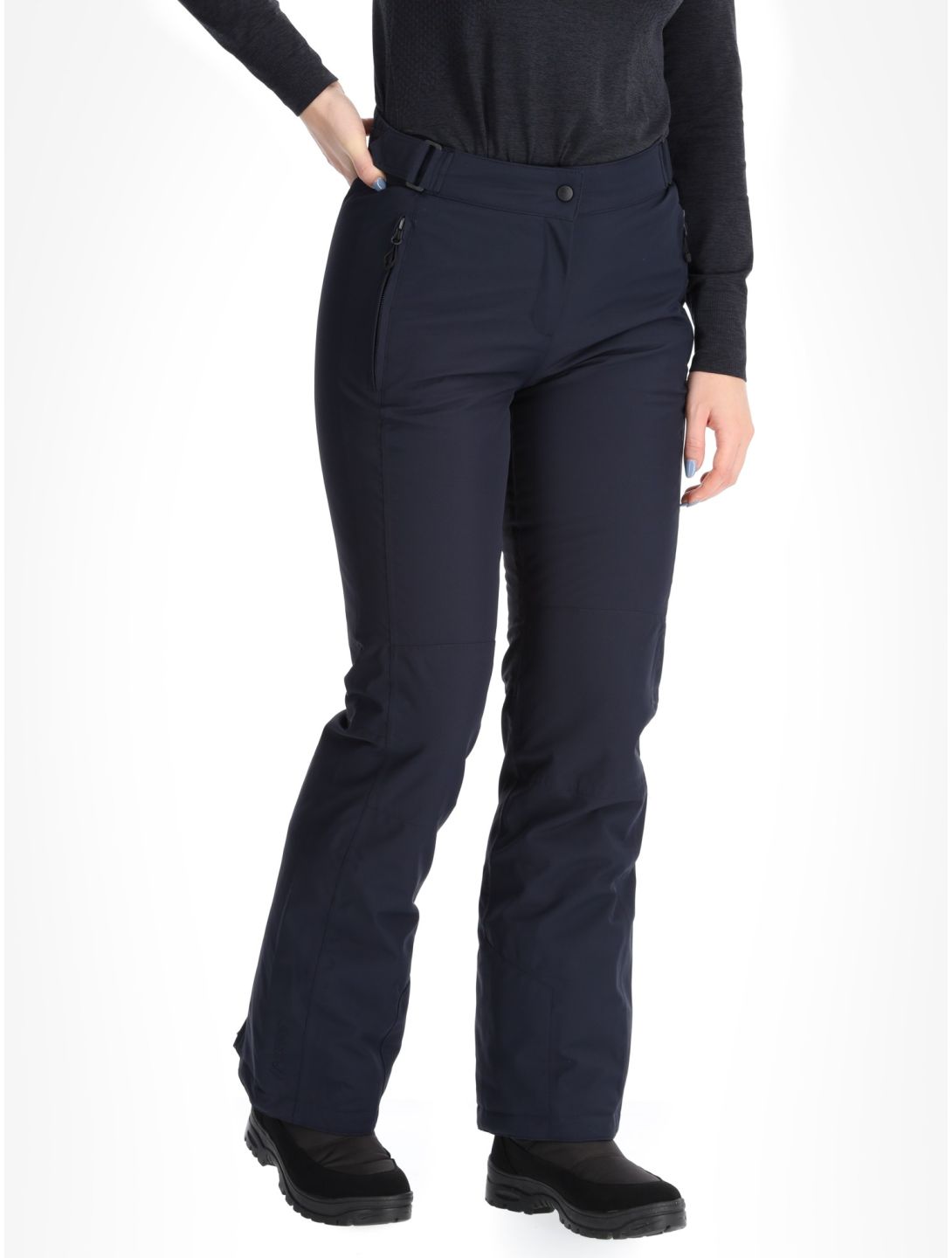 Maier Sports, Vroni Slim 2.0 pantaloni da sci donna Night Sky blu 