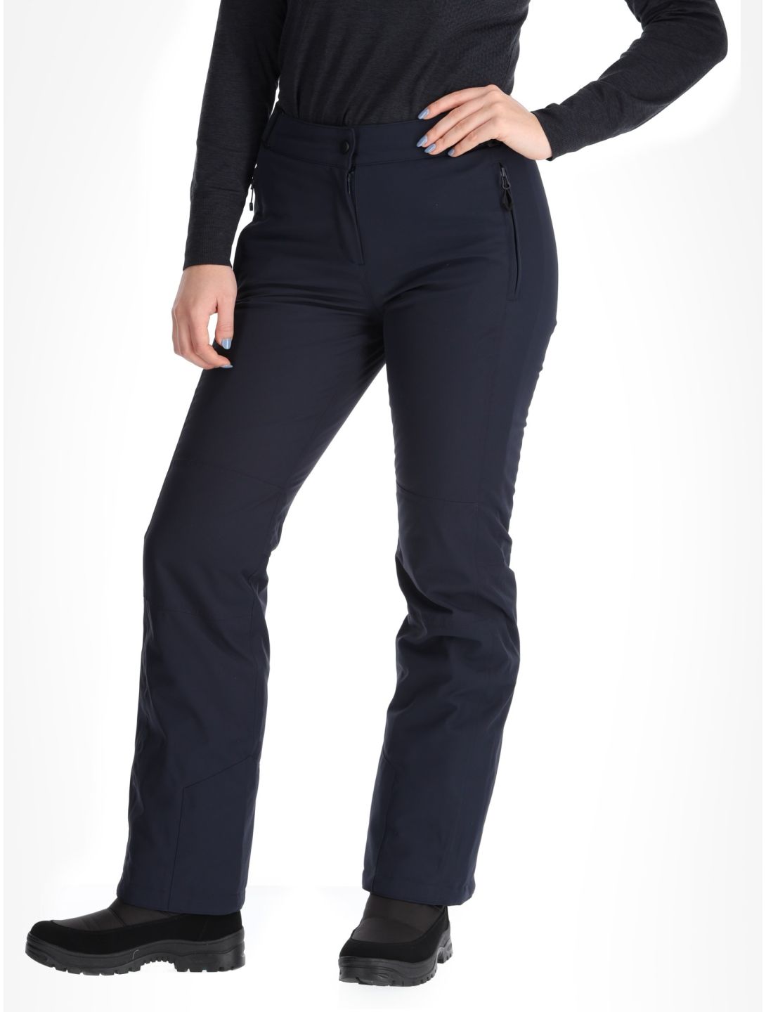 Maier Sports, Vroni Slim 2.0 pantaloni da sci donna Night Sky blu 