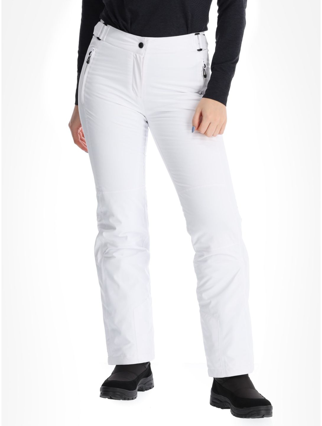 Maier Sports, Vroni Slim 2.0 pantaloni da sci donna White bianco 