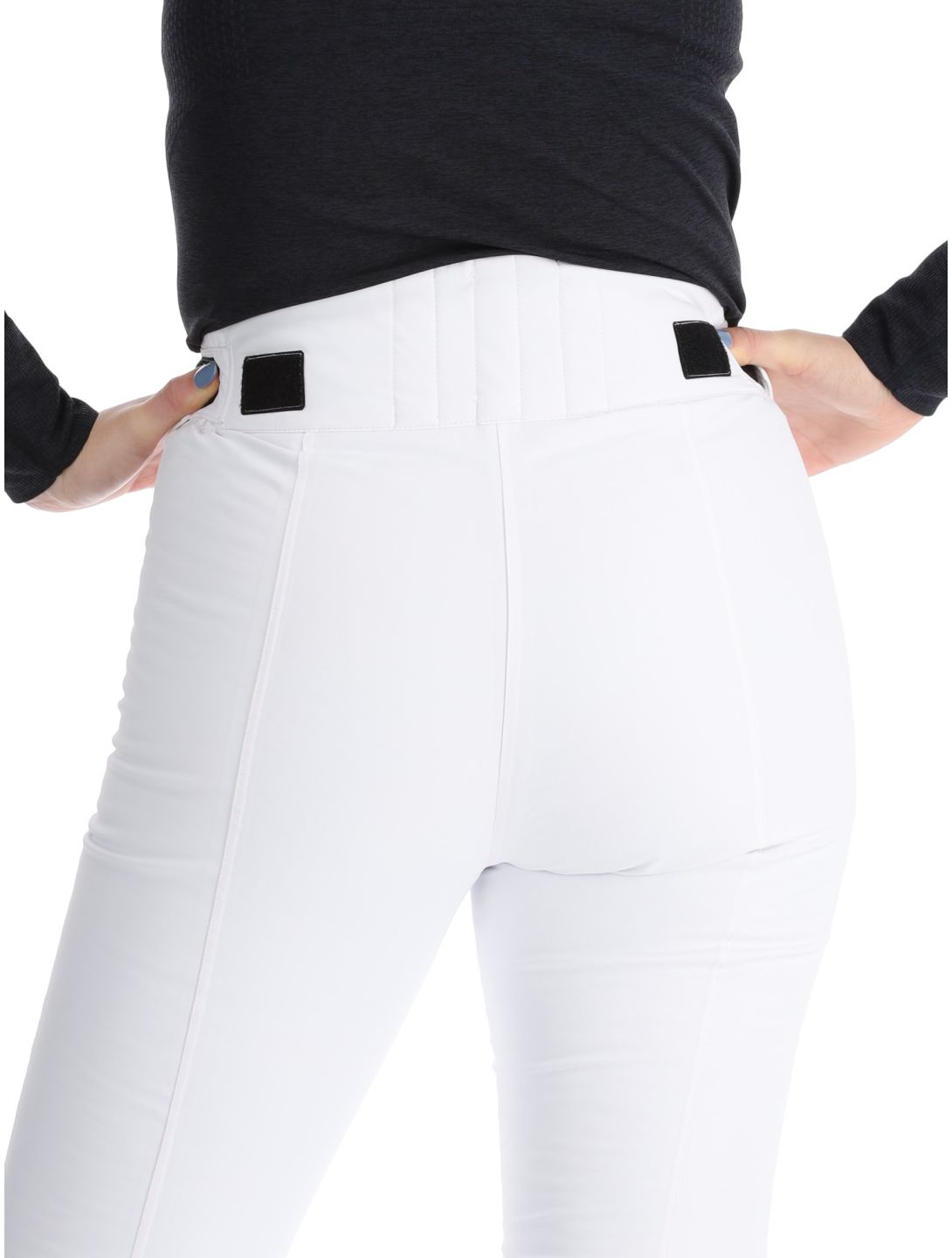 Maier Sports, Vroni Slim 2.0 pantaloni da sci donna White bianco 