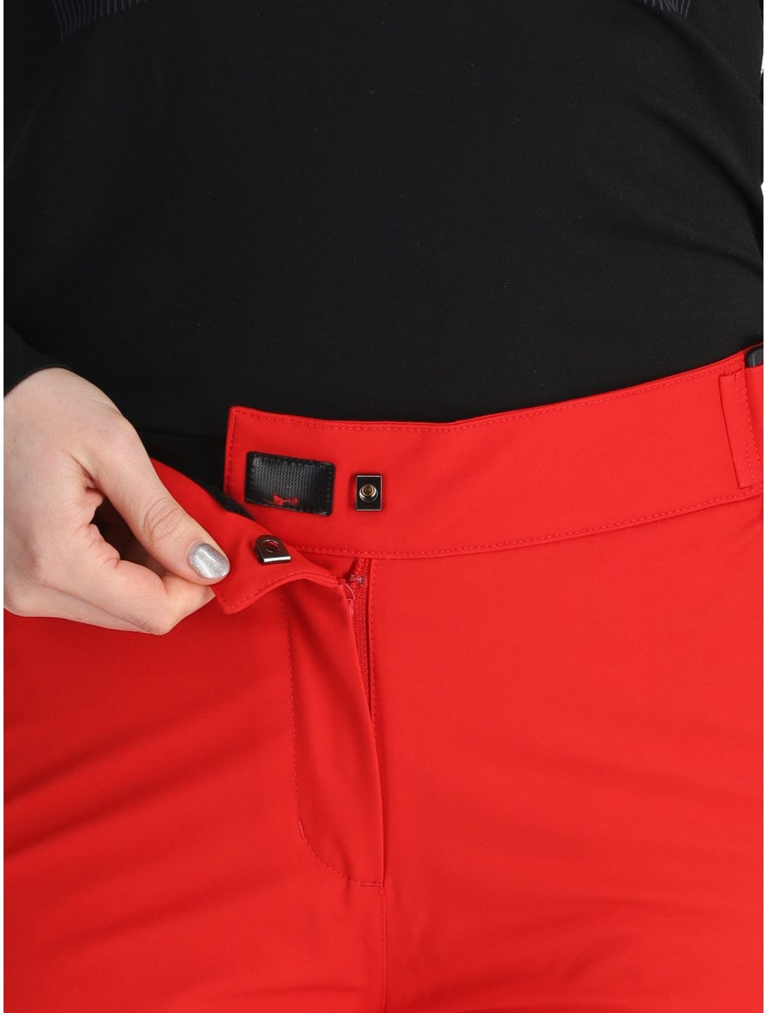 Maier Sports, Vroni Slim 2.0 pantaloni da sci conformato corto donna Salsa rosso 