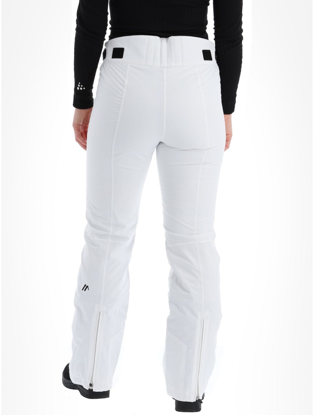 Maier Sports, Vroni slim pantaloni da sci donna White bianco 