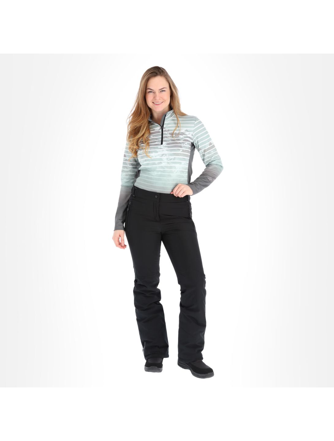 Maier Sports, Vroni Slim pantaloni da sci donna nero 