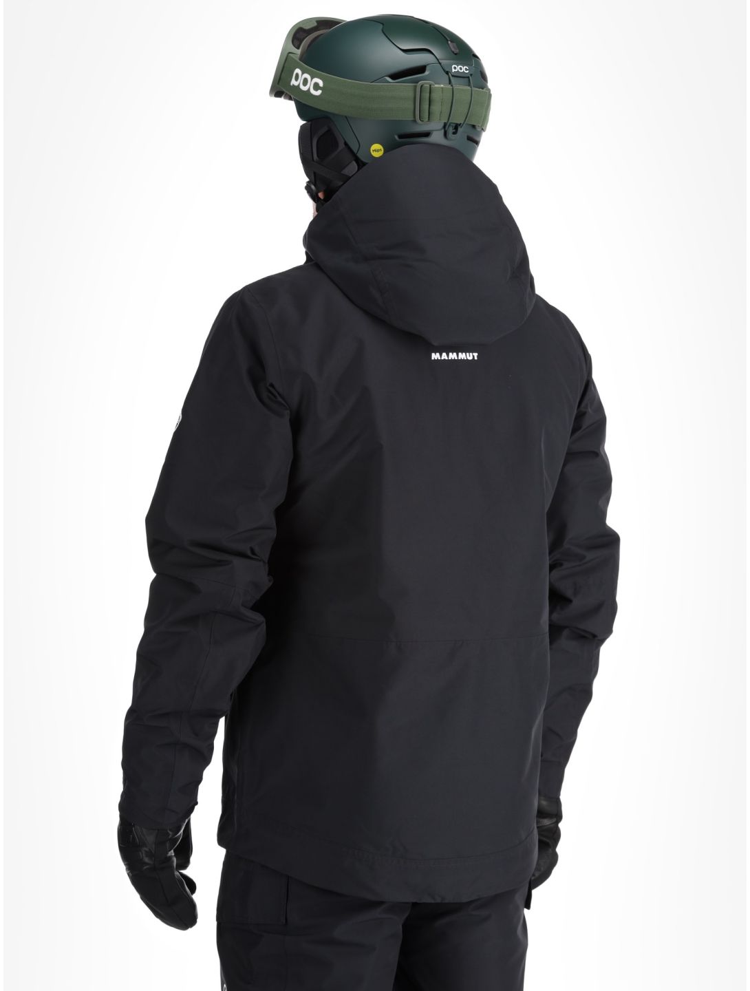 Mammut, Fall Line HS Thermo Hooded giacca sci uomo Black nero 