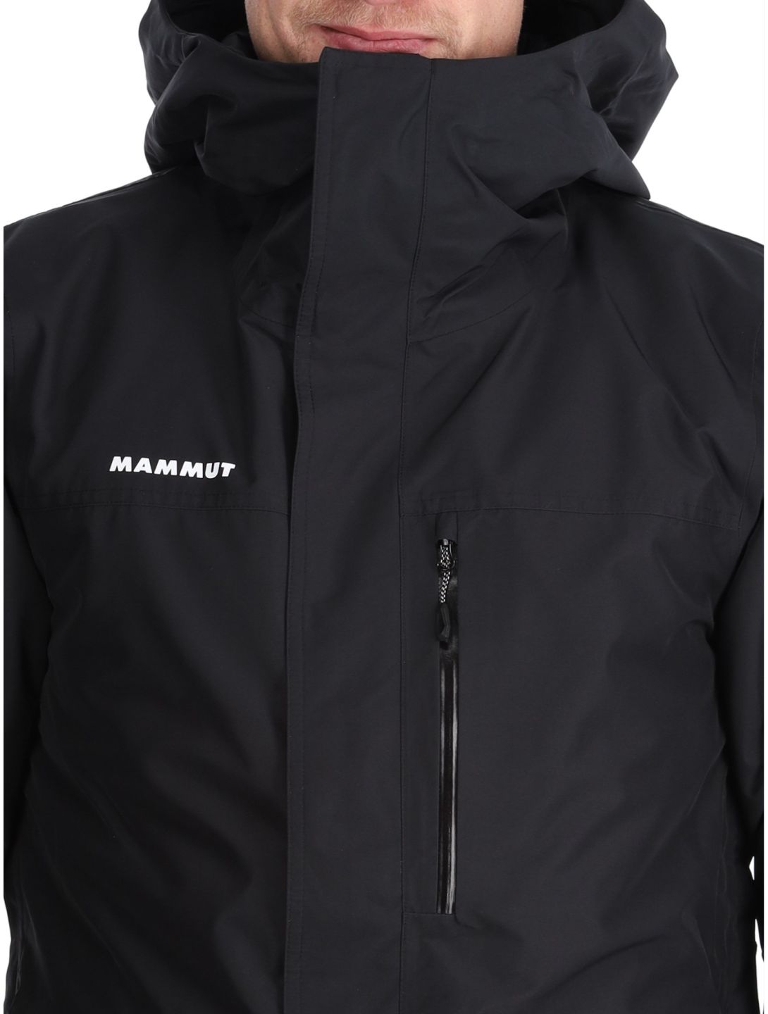 Mammut, Fall Line HS Thermo Hooded giacca sci uomo Black nero 