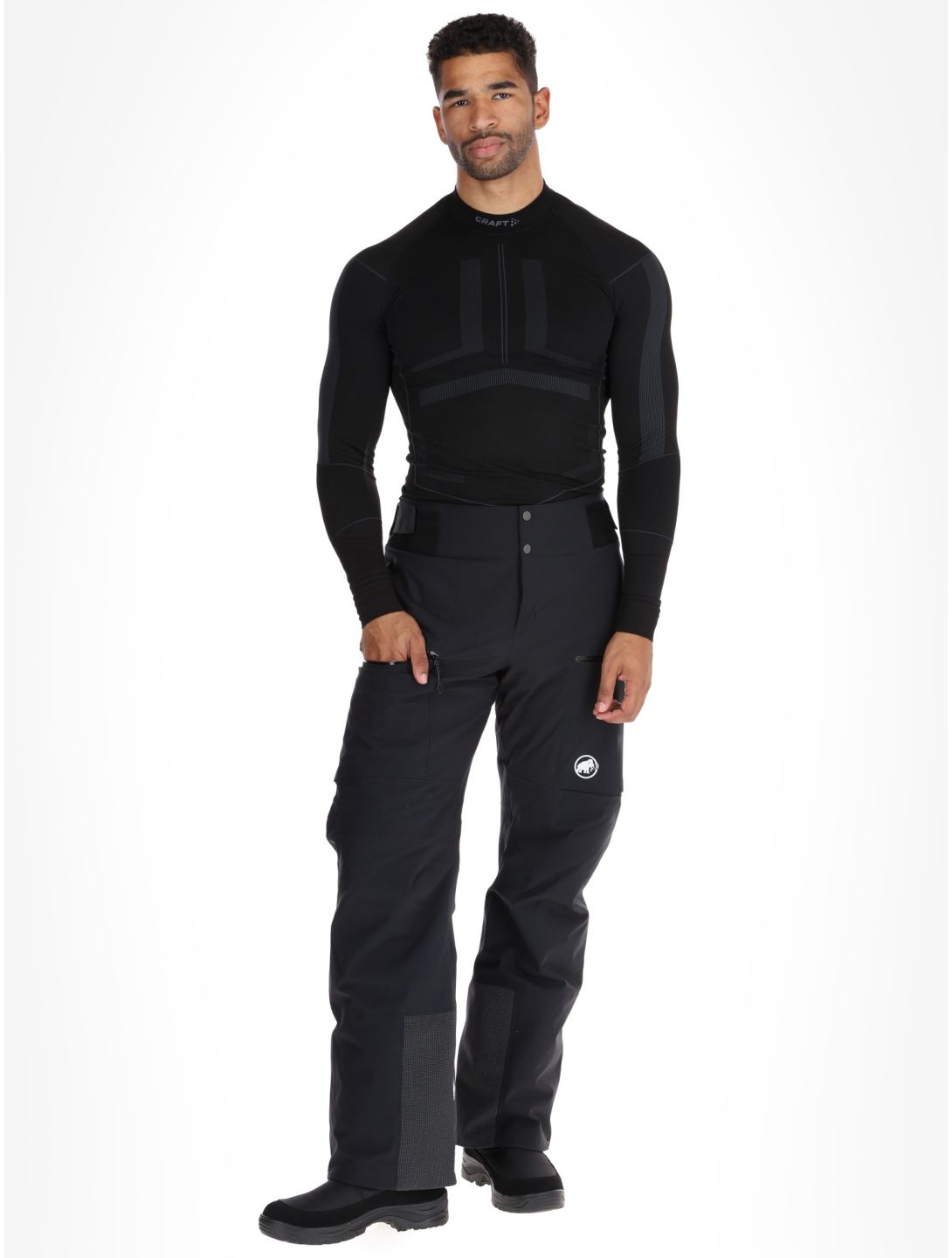 Mammut, Stoney HS Thermo pantaloni da sci uomo Black nero 