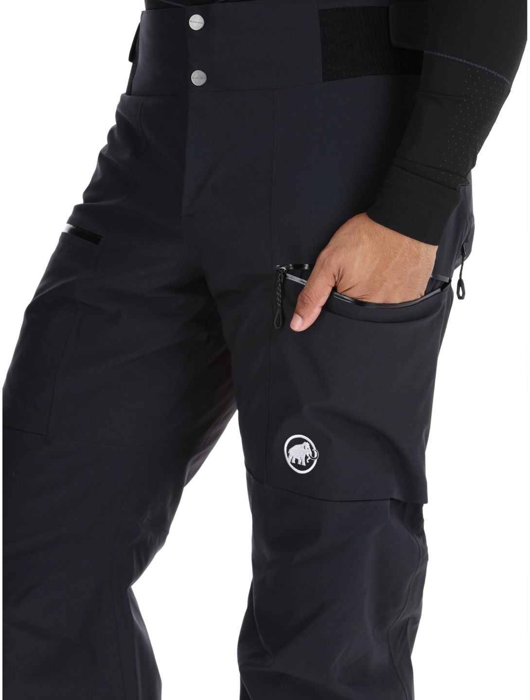 Mammut, Stoney HS Thermo pantaloni da sci uomo Black nero 