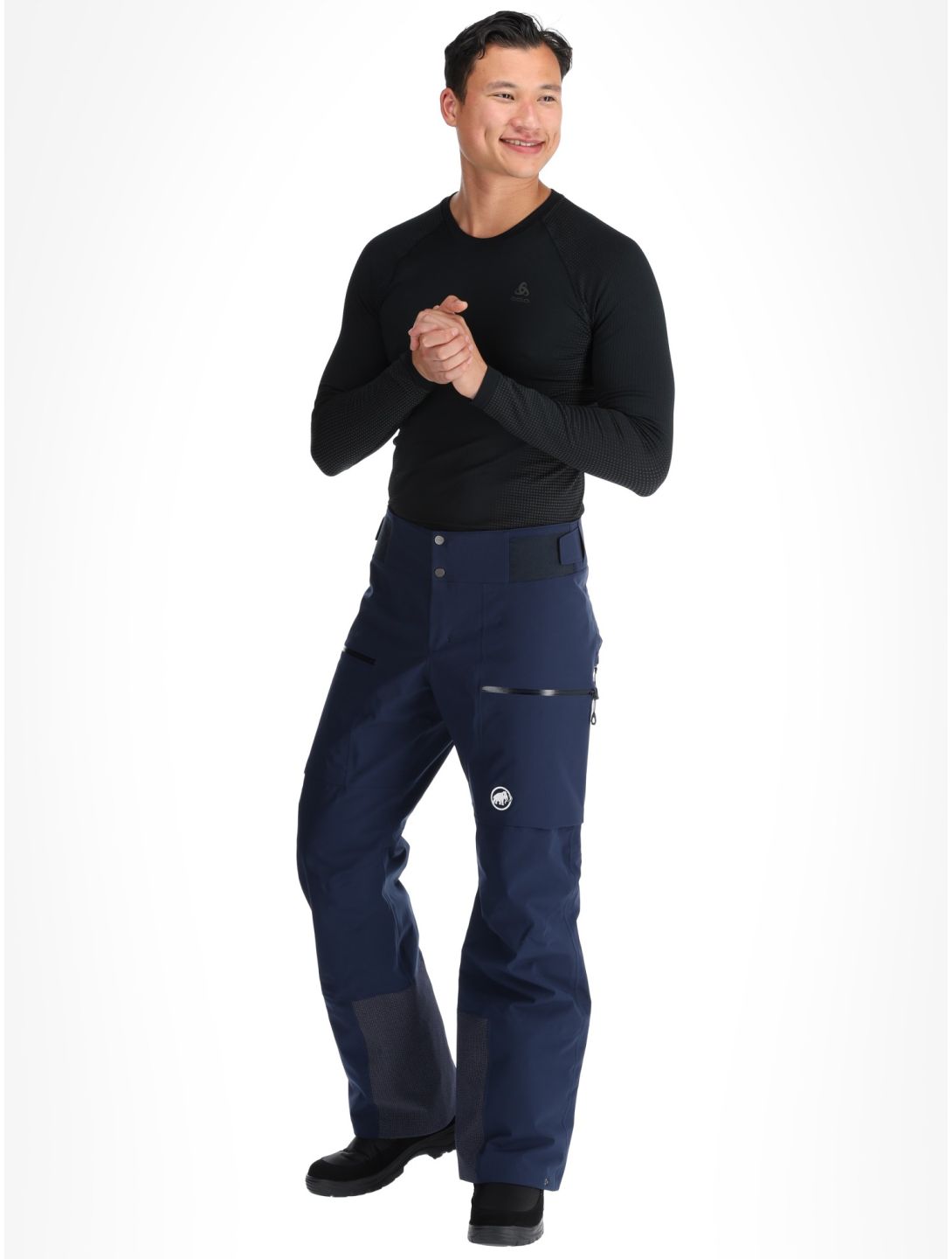 Mammut, Stoney HS Thermo pantaloni da sci uomo Marine blu 