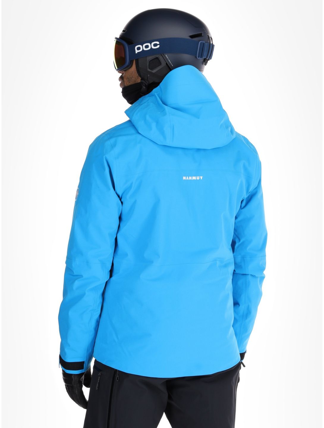 Mammut, Stoney HS Thermo Hooded giacca sci uomo Glacier Blue / Black blu, nero 