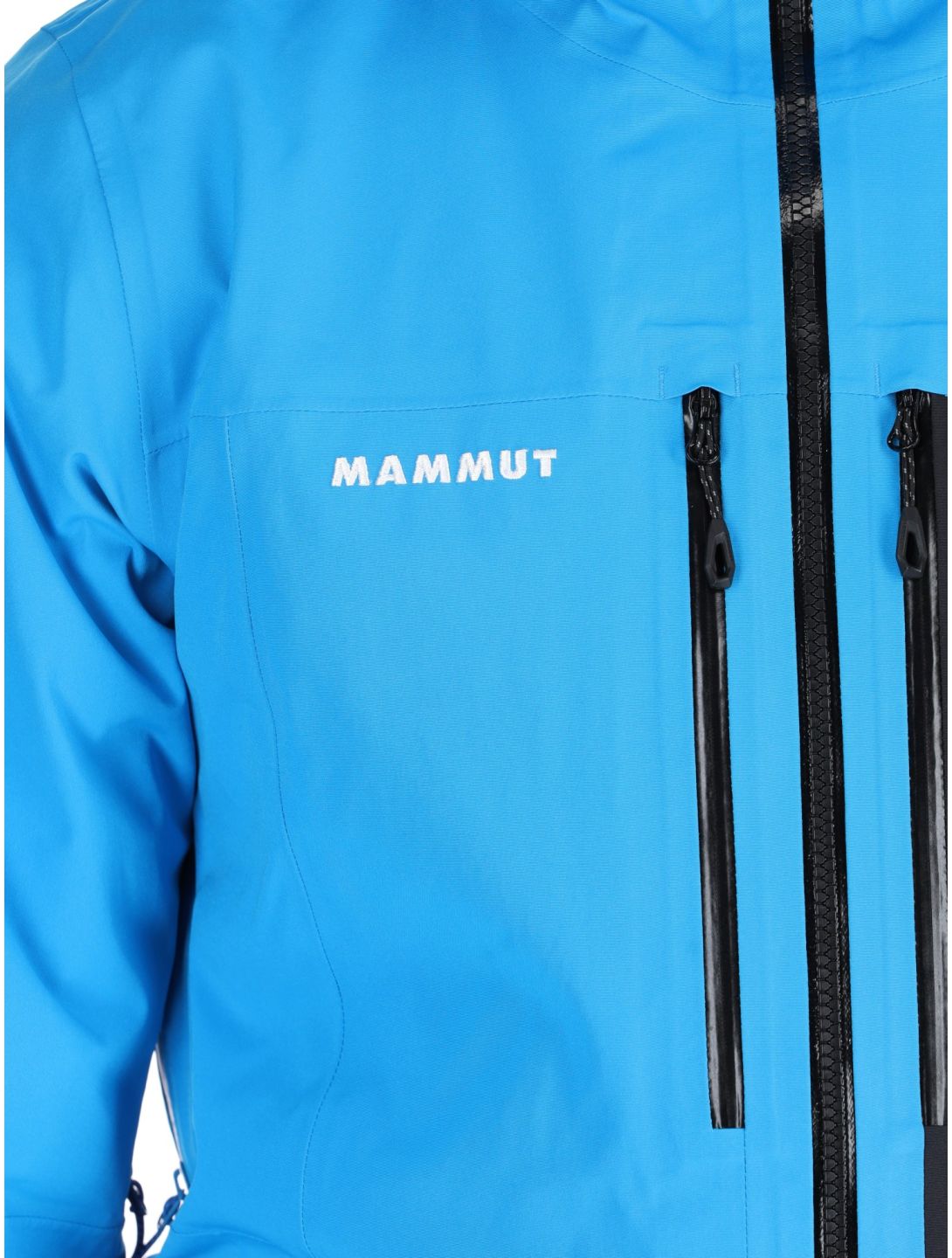 Mammut, Stoney HS Thermo Hooded giacca sci uomo Glacier Blue / Black blu, nero 