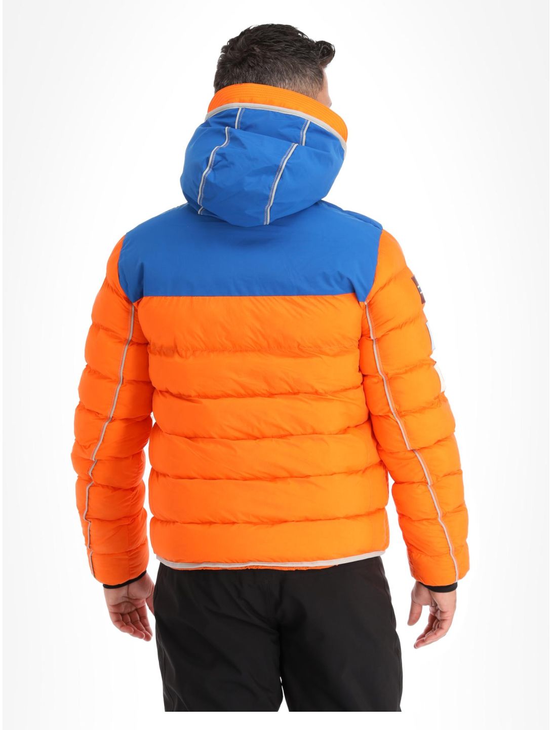 Napapijri, A-shackleton piumino uomo Orange Red arancio 