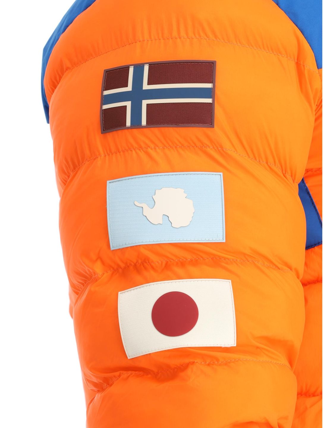 Napapijri, A-shackleton piumino uomo Orange Red arancio 