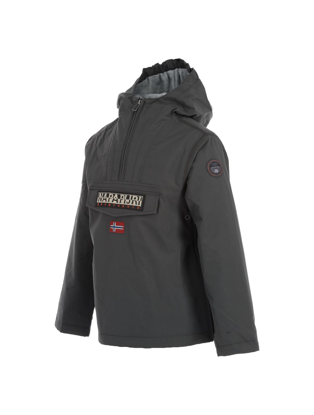 Napapijri, K Rainforest Wi anorak bambino dark solid grigio 