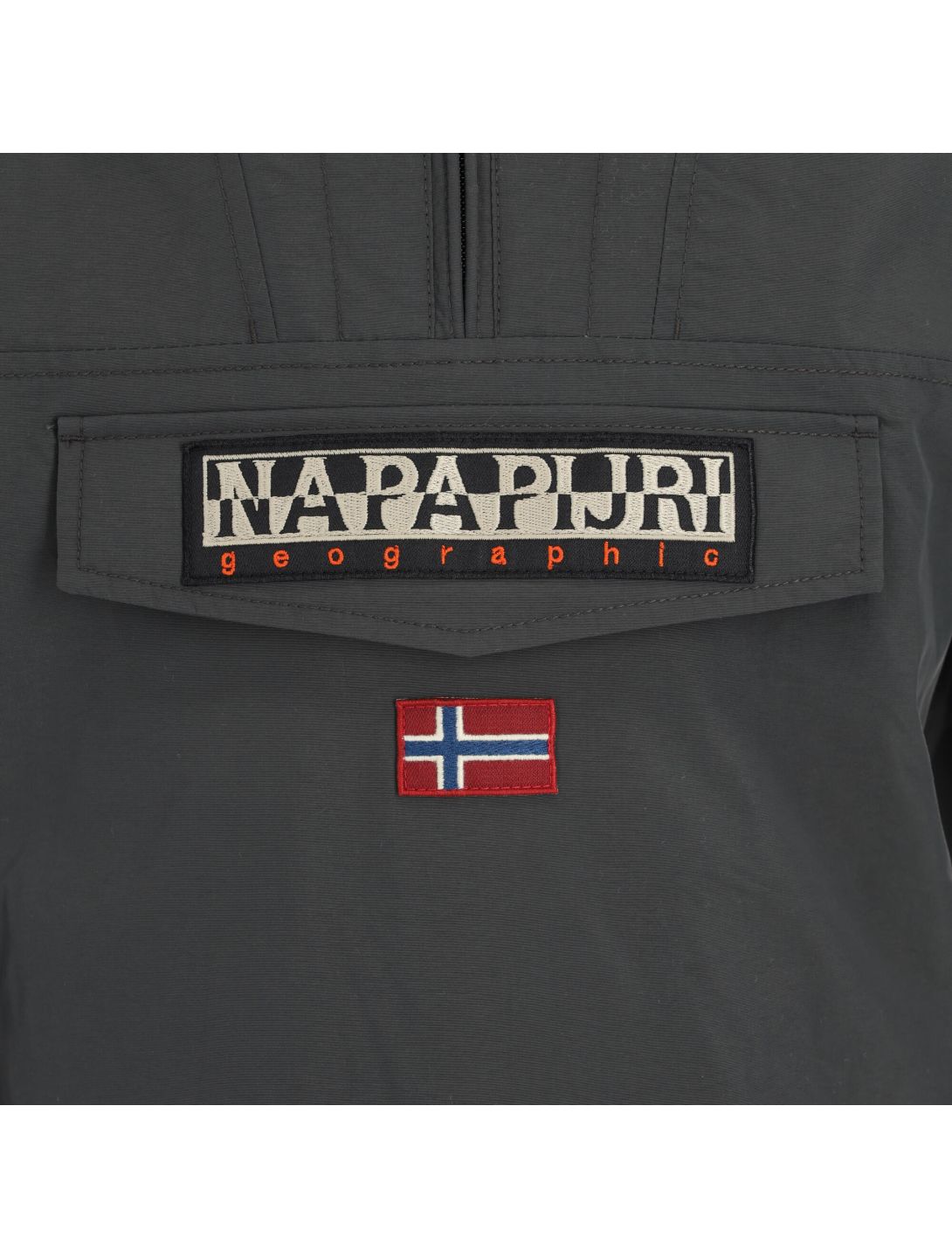 Napapijri, K Rainforest Wi anorak bambino dark solid grigio 