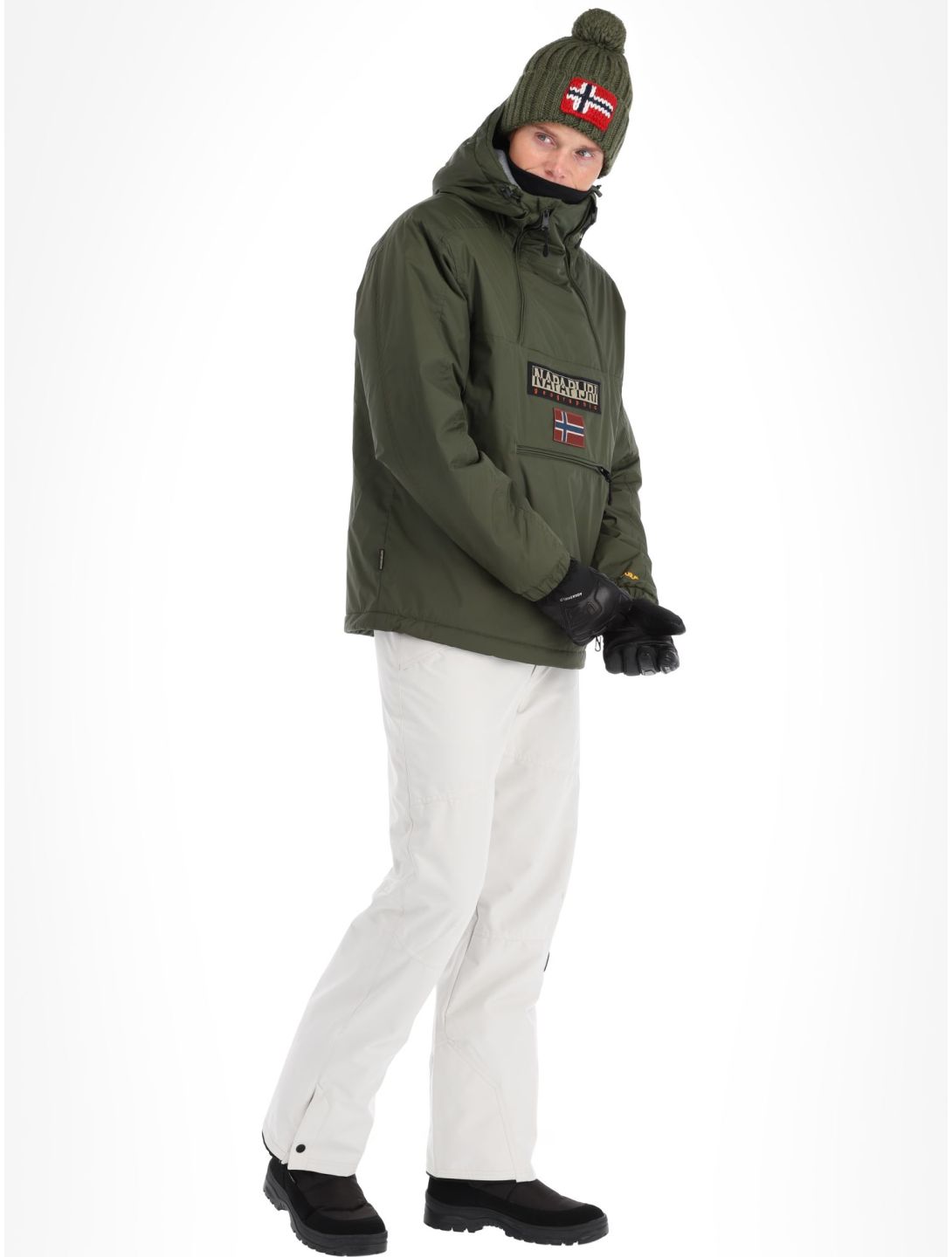 Napapijri, Northfarer 2.0 Wint anorak uomo Green Depths verde 