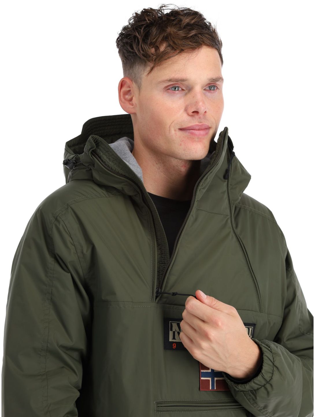 Napapijri, Northfarer 2.0 Wint anorak uomo Green Depths verde 