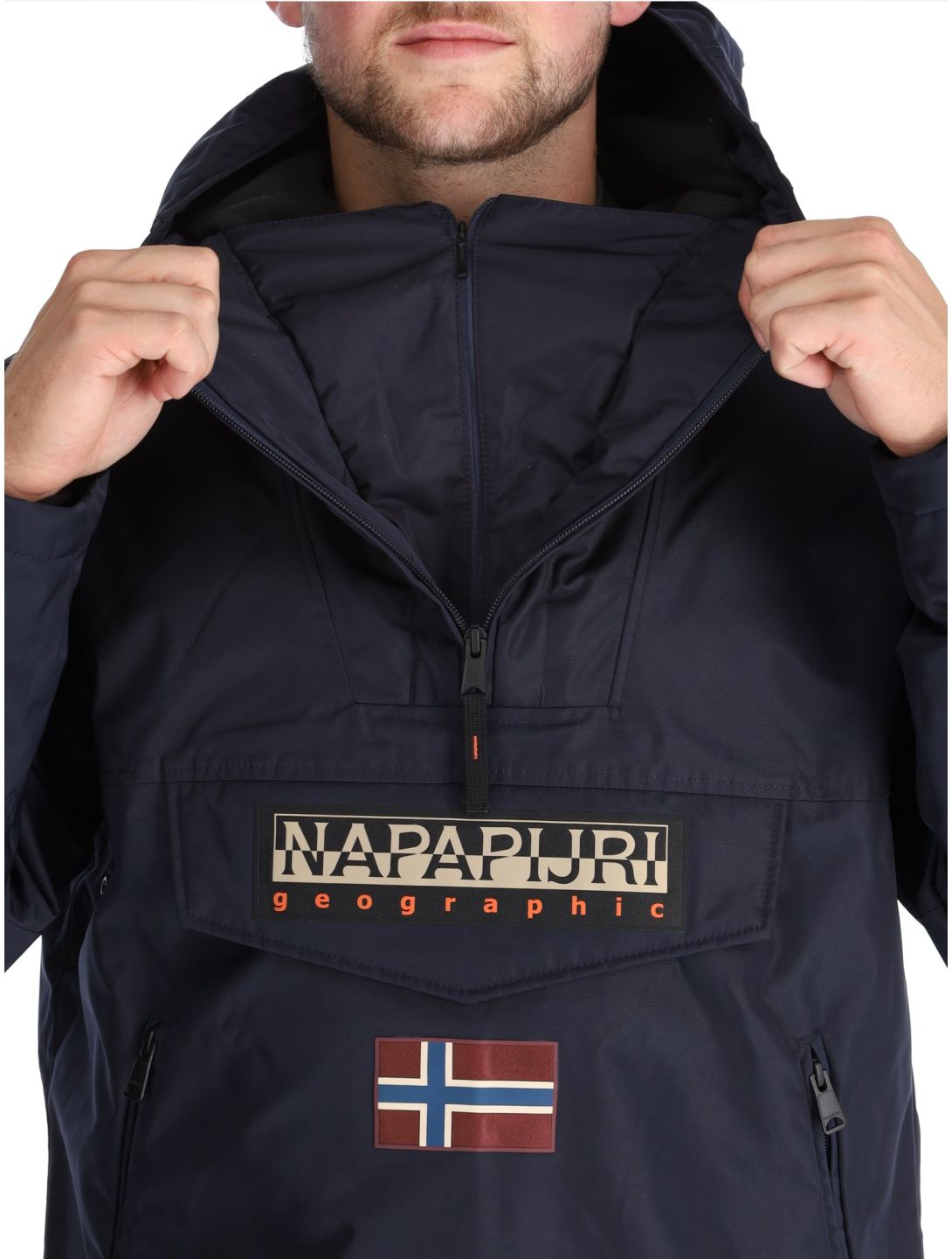 Napapijri, Rainforest Next anorak uomo Blue Marine blu 