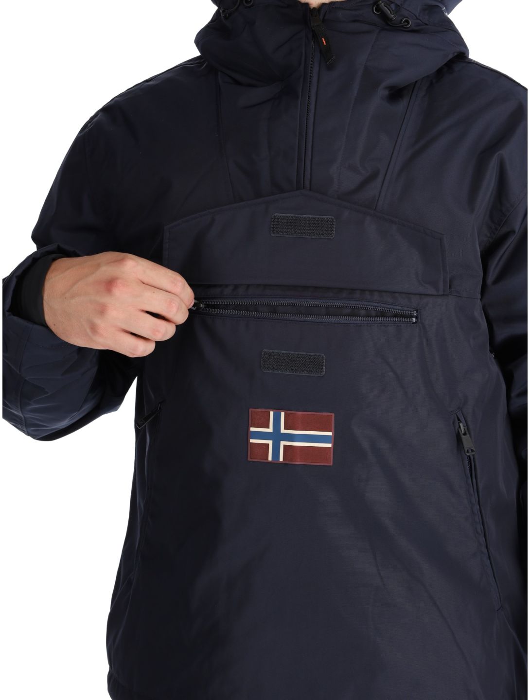 Napapijri, Rainforest Next anorak uomo Blue Marine blu 