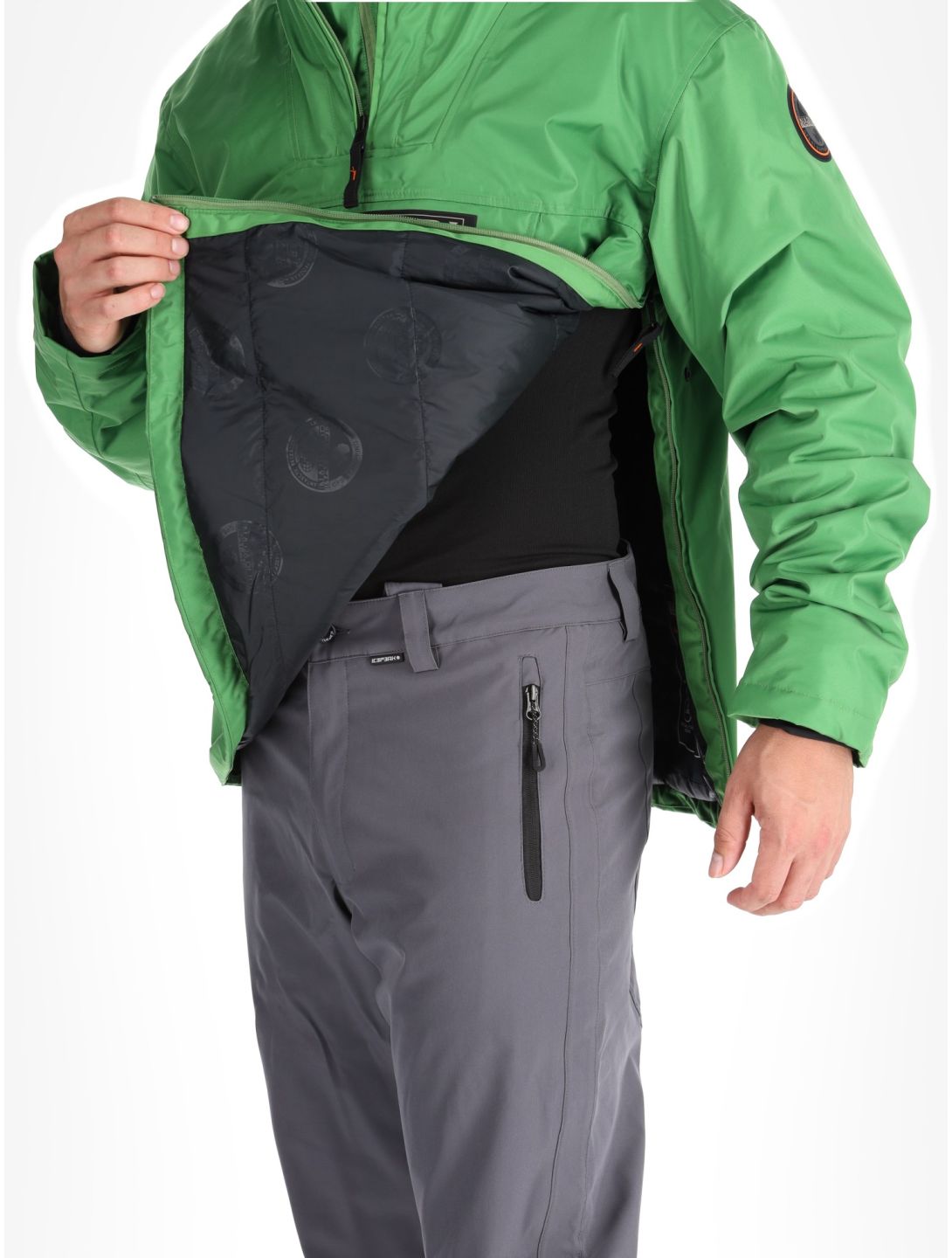 Napapijri, Rainforest Next anorak uomo Kelly Green verde 