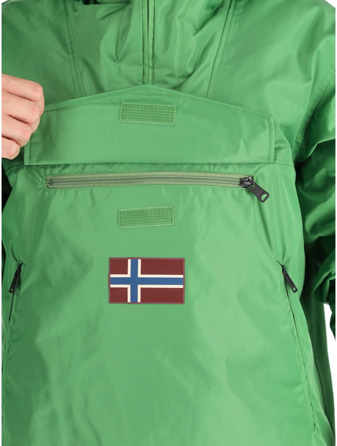 Napapijri, Rainforest Next anorak uomo Kelly Green verde 