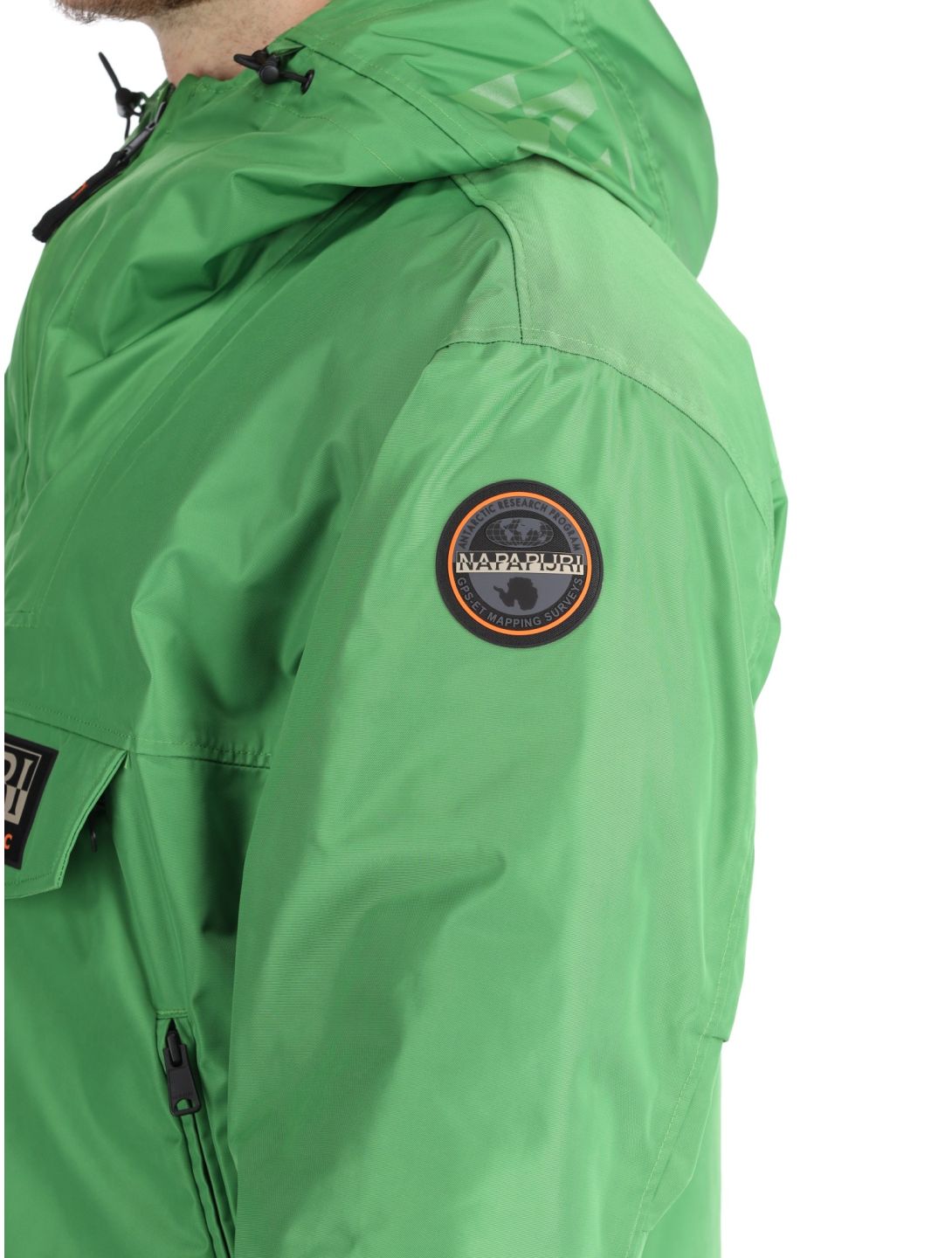 Napapijri, Rainforest Next anorak uomo Kelly Green verde 