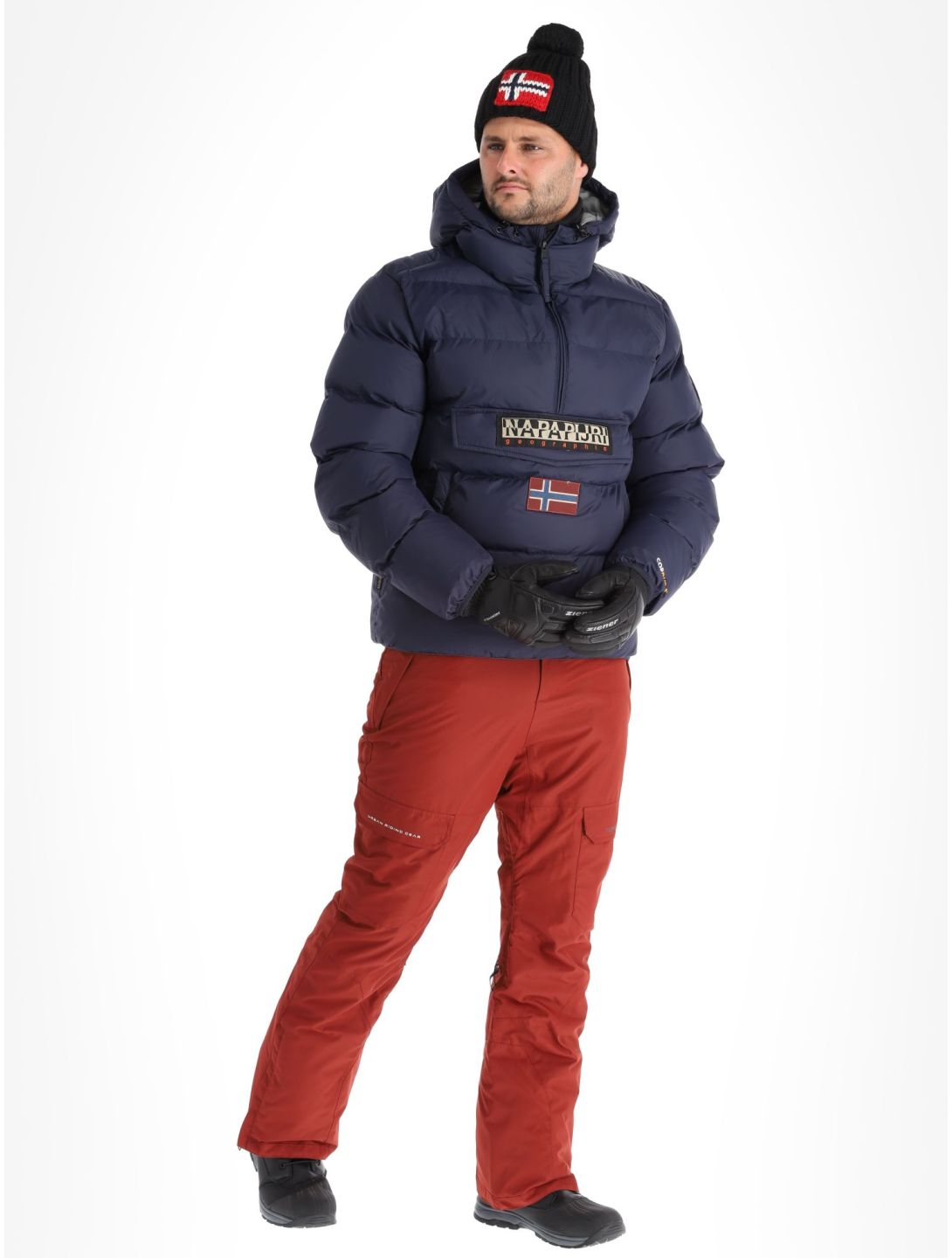 Napapijri, Rainforest Op Winter Puffer anorak uomo Blu Marine blu 