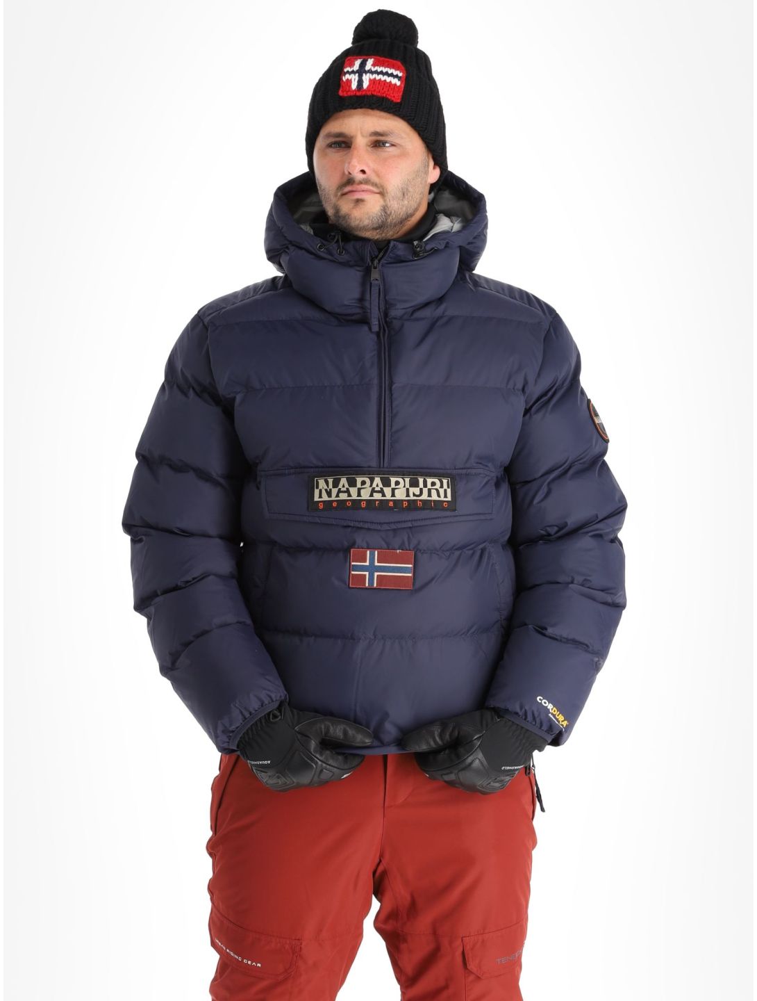 Napapijri, Rainforest Op Winter Puffer anorak uomo Blu Marine blu 