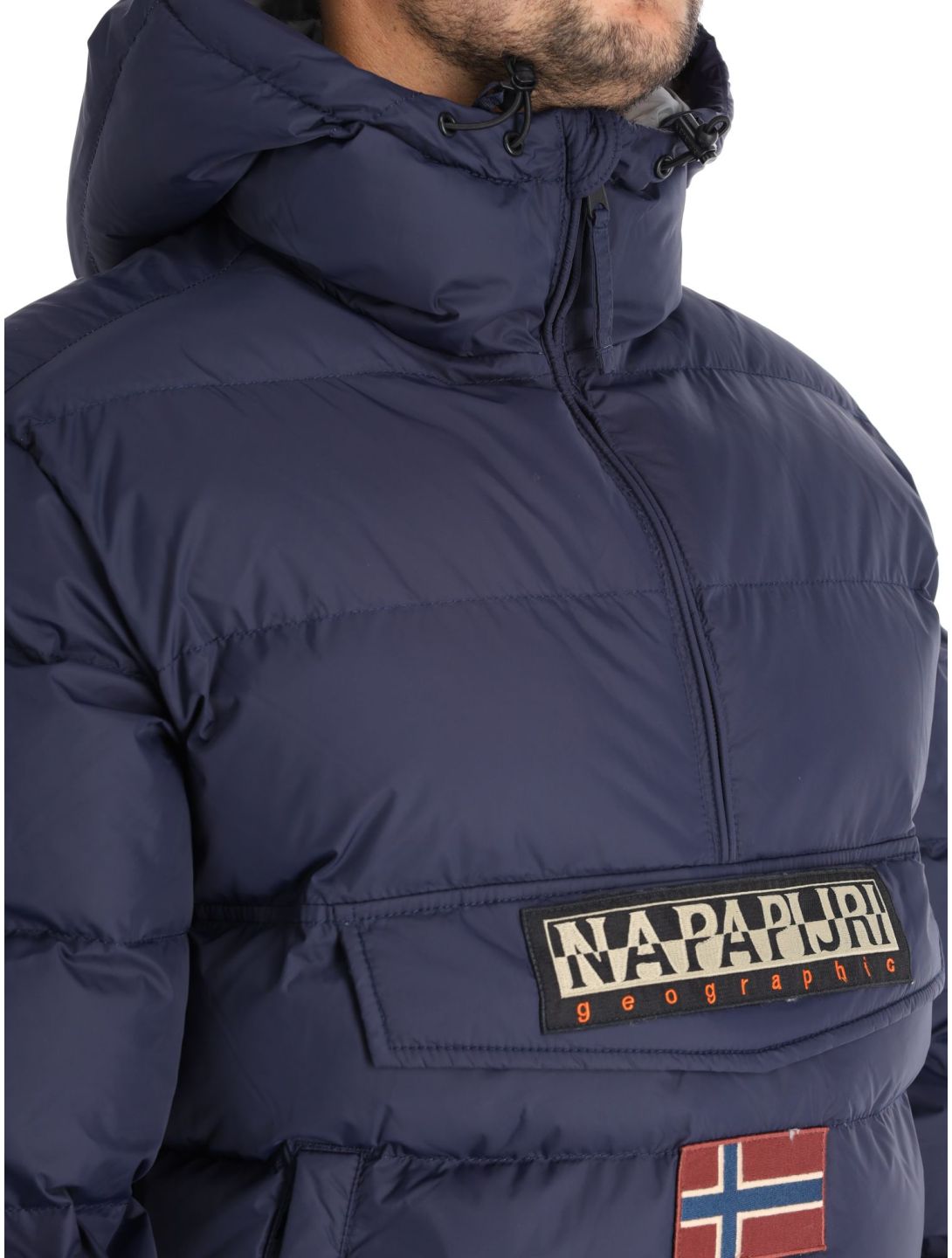 Napapijri, Rainforest Op Winter Puffer anorak uomo Blu Marine blu 