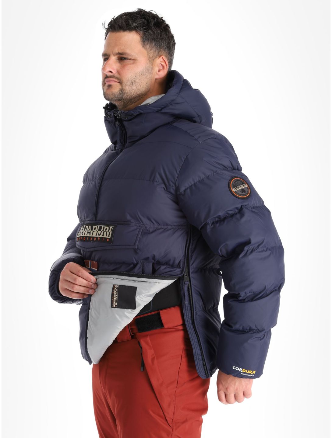 Napapijri, Rainforest Op Winter Puffer anorak uomo Blu Marine blu 