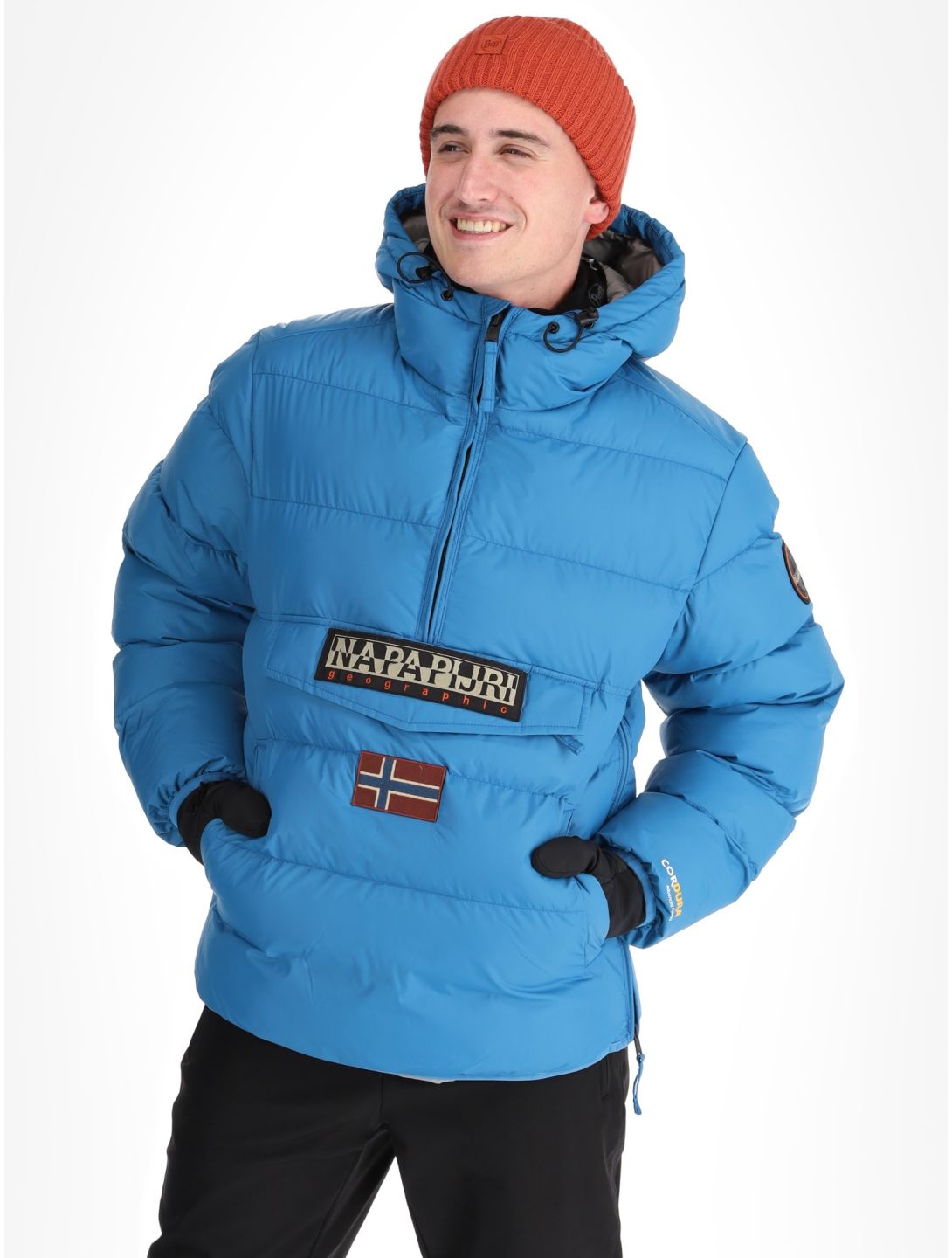 Napapijri, Rainforest Op Winter Puffer anorak uomo Blue Sapphire blu 