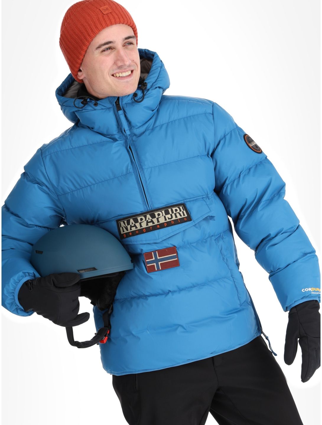 Napapijri, Rainforest Op Winter Puffer anorak uomo Blue Sapphire blu 