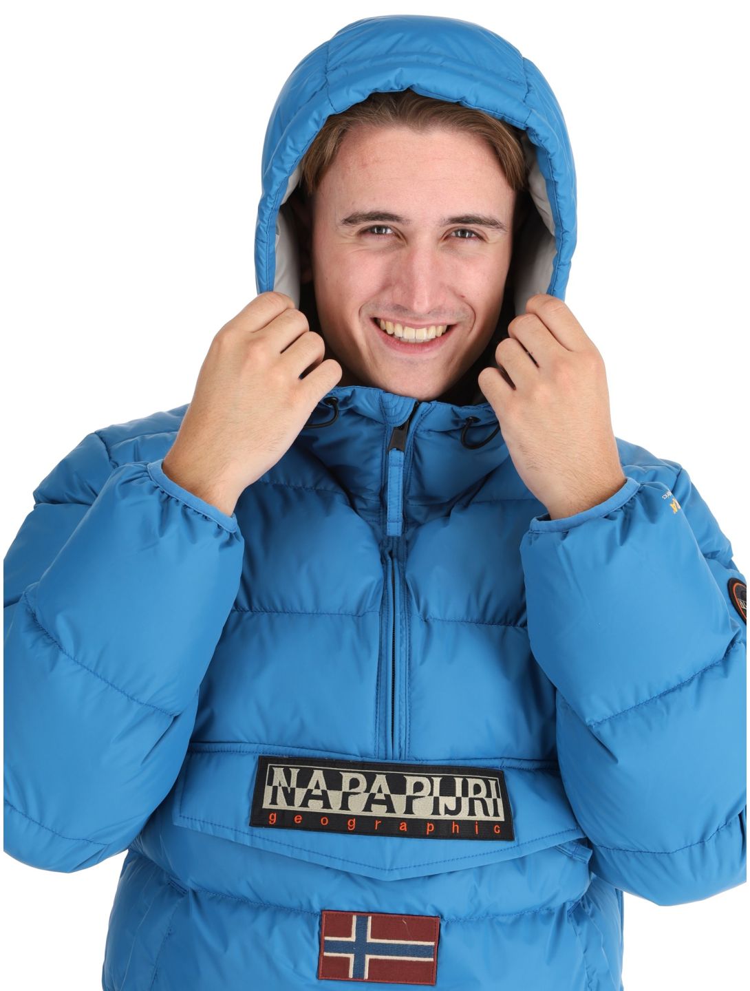 Napapijri, Rainforest Op Winter Puffer anorak uomo Blue Sapphire blu 