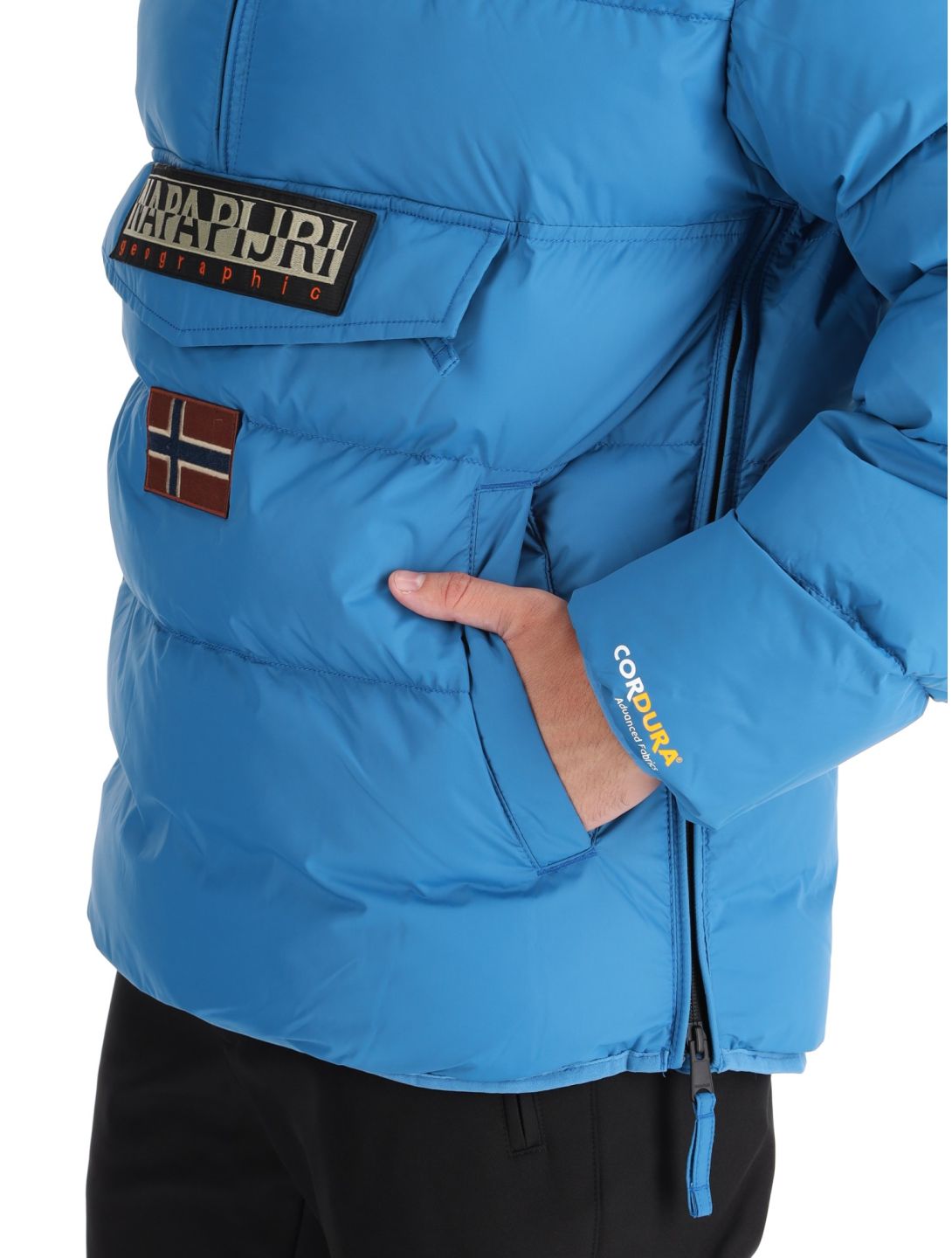 Napapijri, Rainforest Op Winter Puffer anorak uomo Blue Sapphire blu 