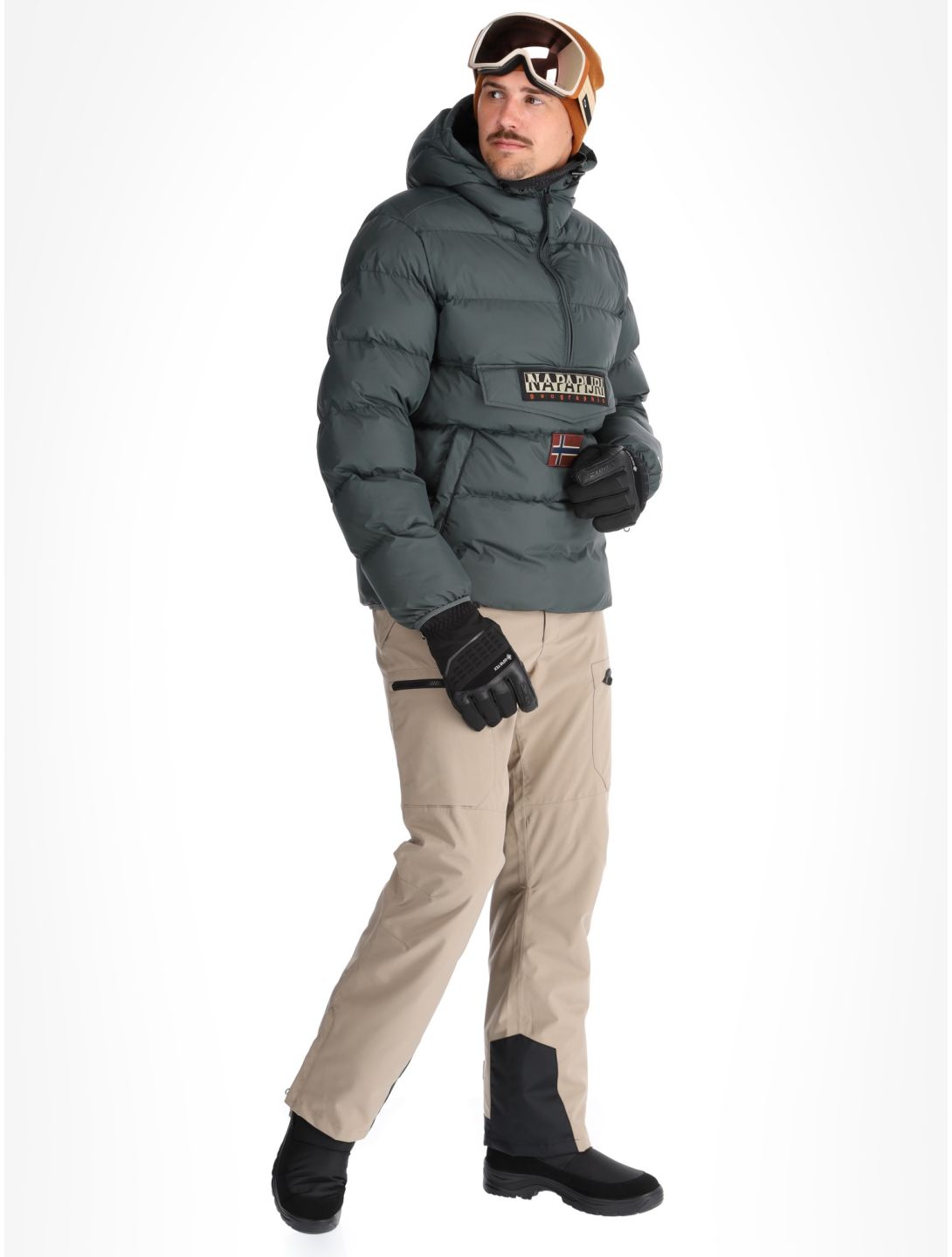 Napapijri, Rainforest Op Winter Puffer anorak uomo Green Urban 