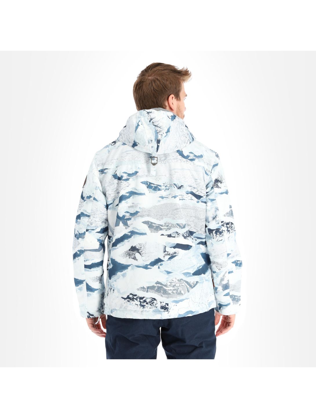 Napapijri, Rainforest Pkt Prt 1 anorak uomo camouflage ice bianco 