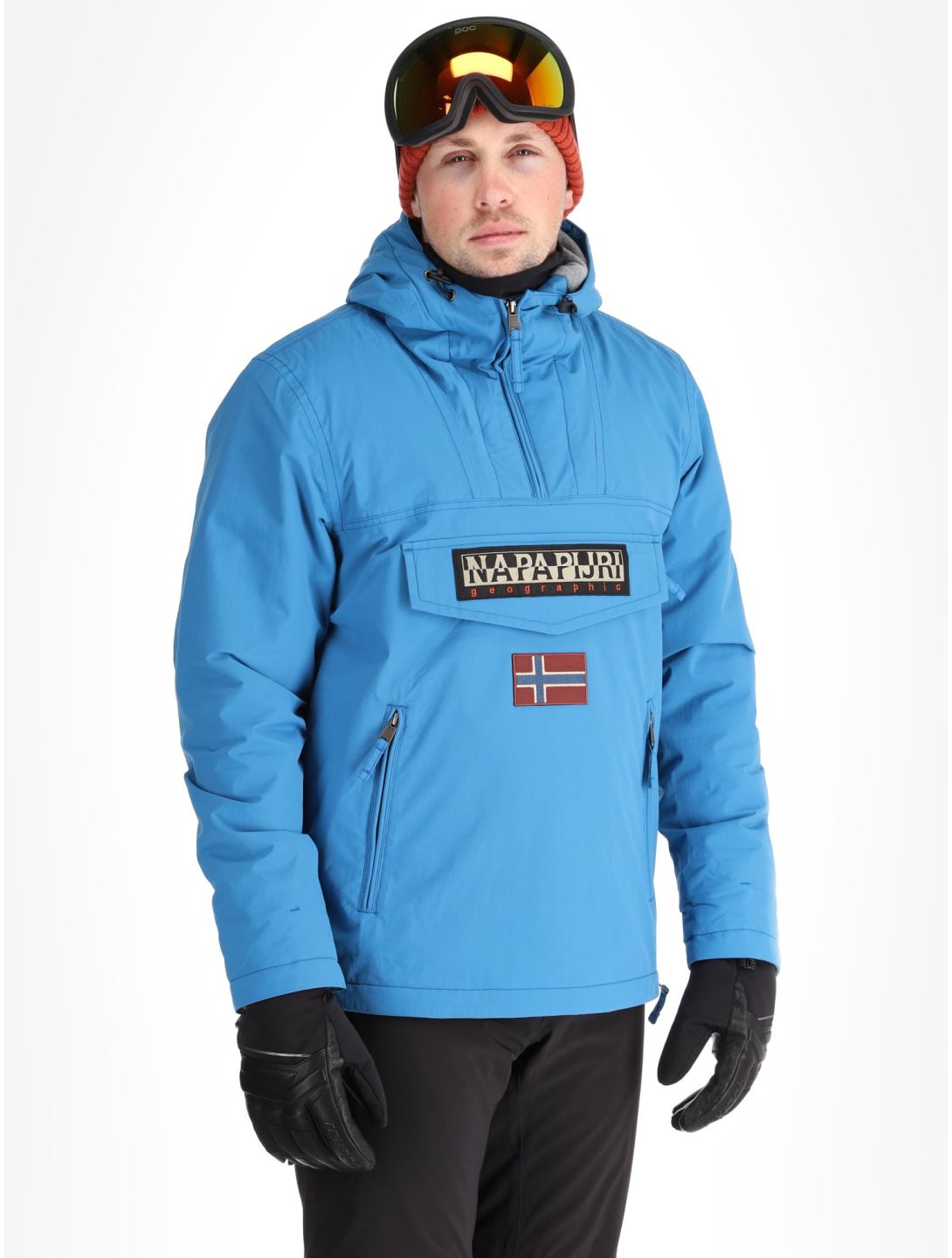 Napapijri, Rainforest Pocket 2 anorak uomo Blue Sapphire blu 