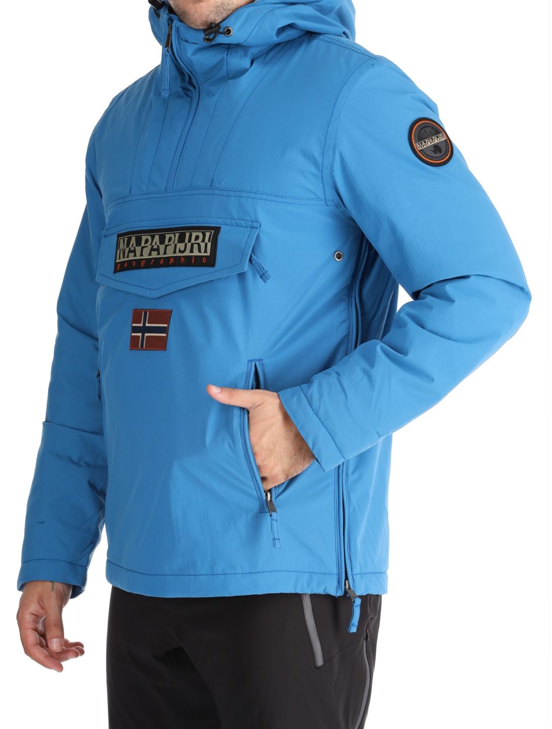 Napapijri, Rainforest Pocket 2 anorak uomo Blue Sapphire blu 