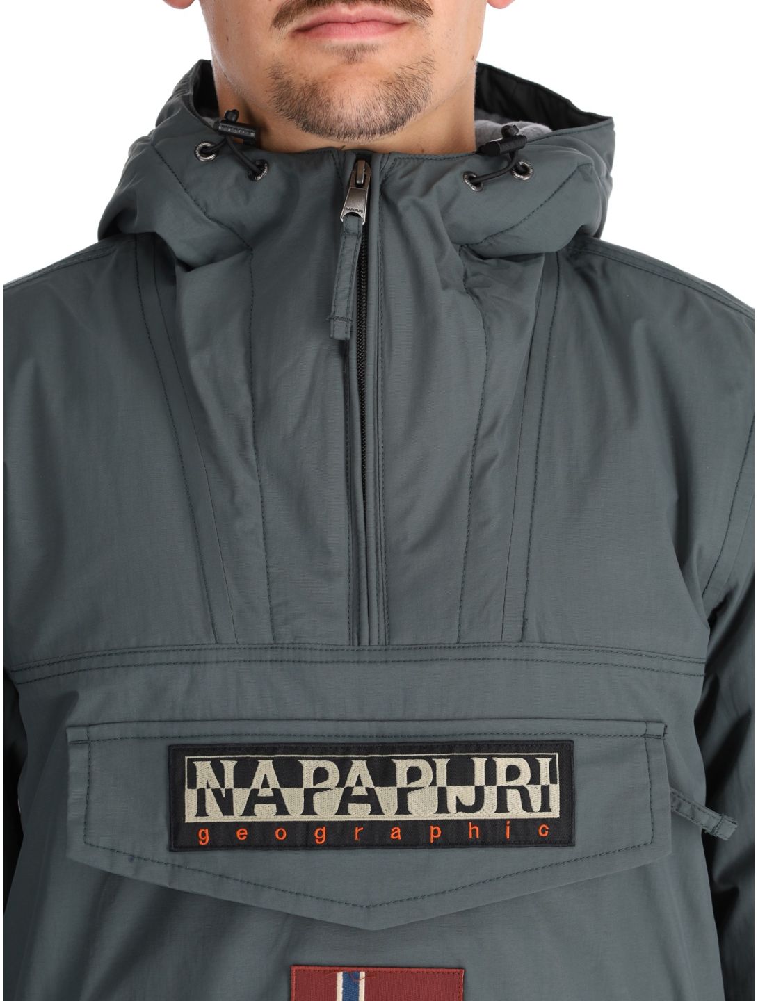 Napapijri, Rainforest Pocket 2 anorak uomo Green Urban verde 