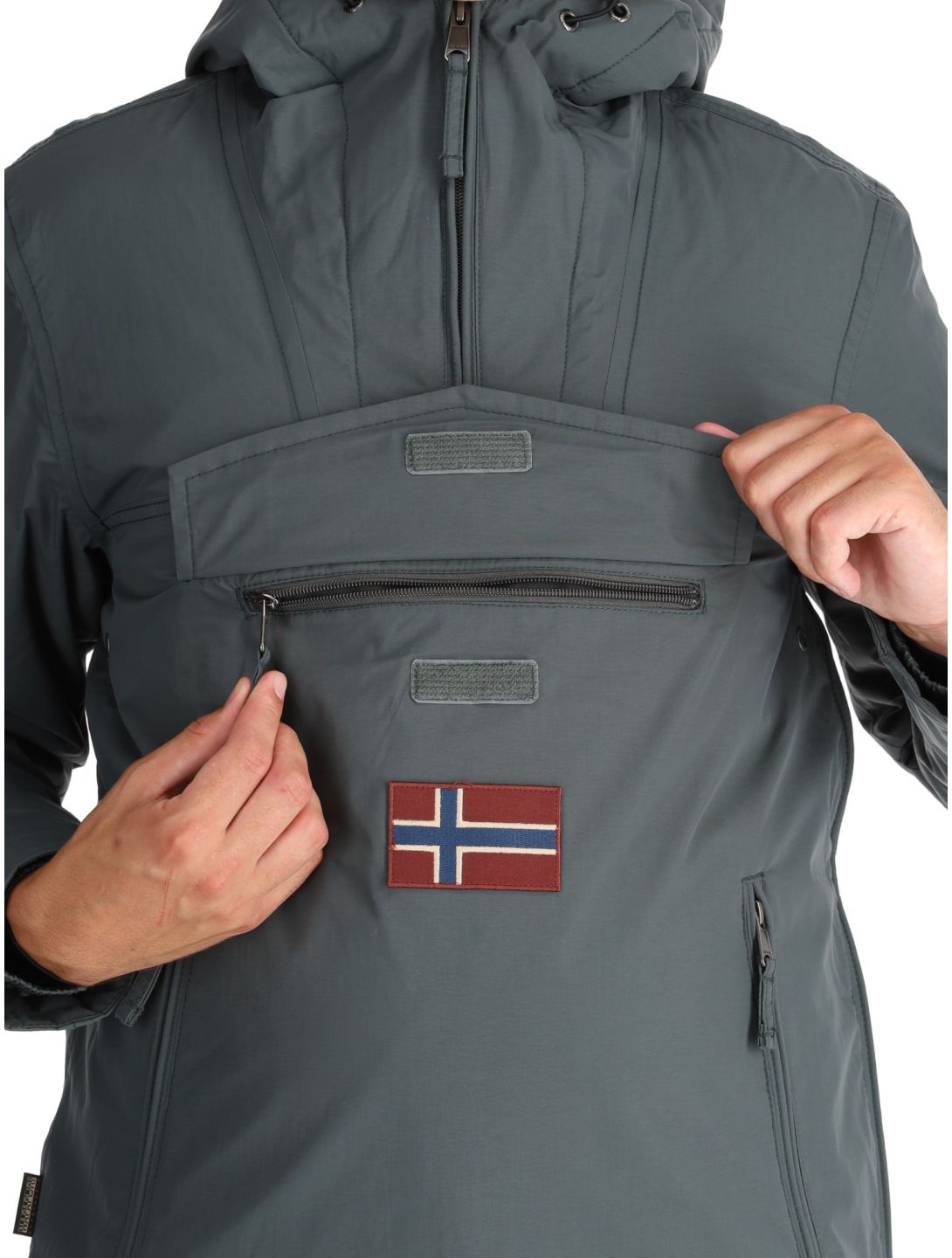 Napapijri, Rainforest Pocket 2 anorak uomo Green Urban verde 