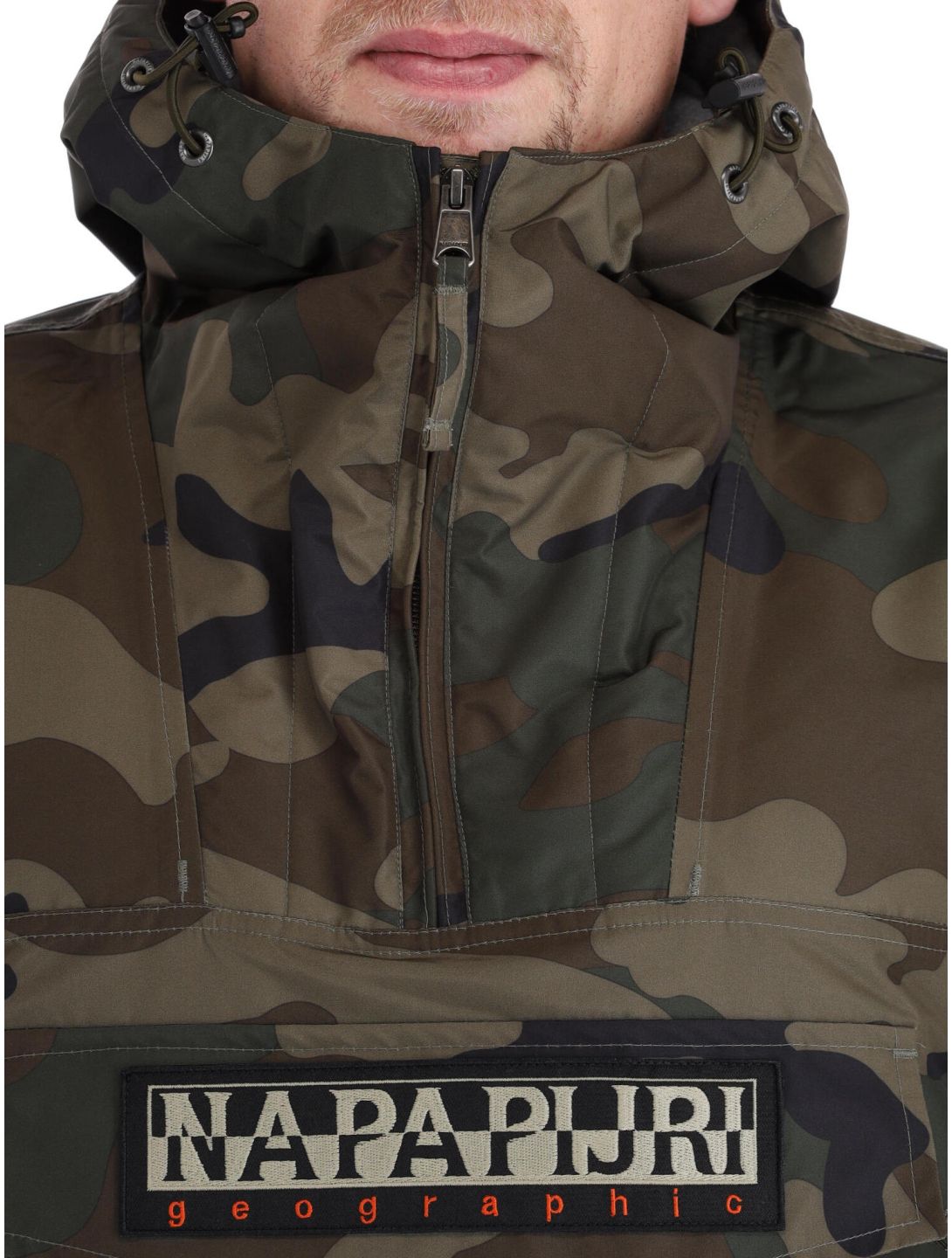 Napapijri, Rainforest Pkt Prt 2 anorak uomo Fantasy F84 multicolorato 