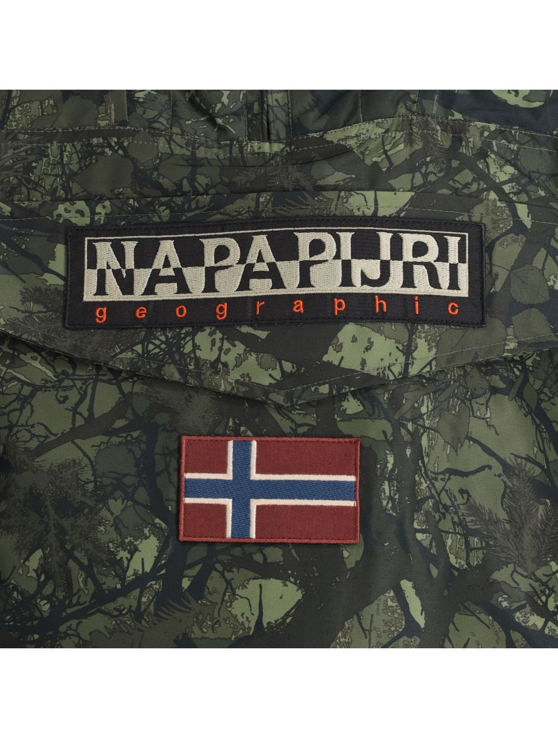 Napapijri, Rainforest Pocket Prt 2 (2022/2023) anorak uomo camo verde 