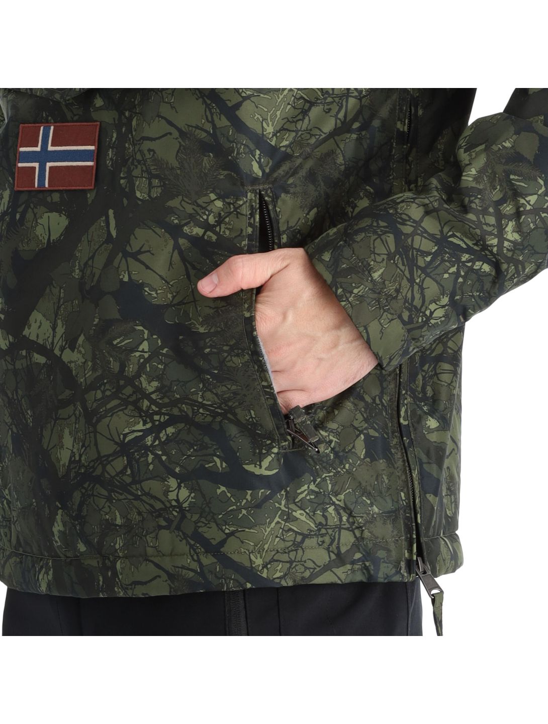 Napapijri, Rainforest Pocket Prt 2 (2022/2023) anorak uomo camo verde 