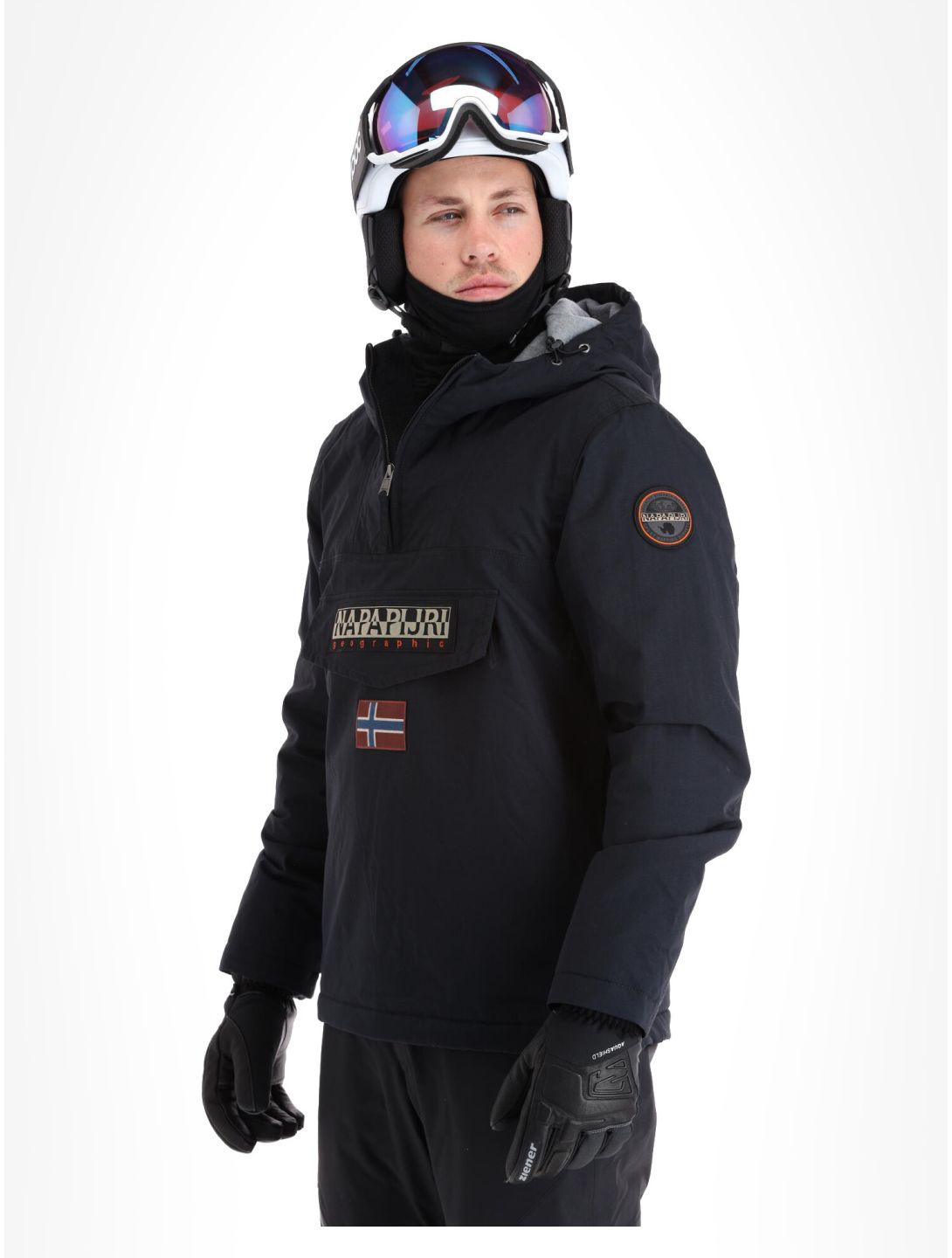 Napapijri, Rainforest Winter 3 anorak uomo Black nero 