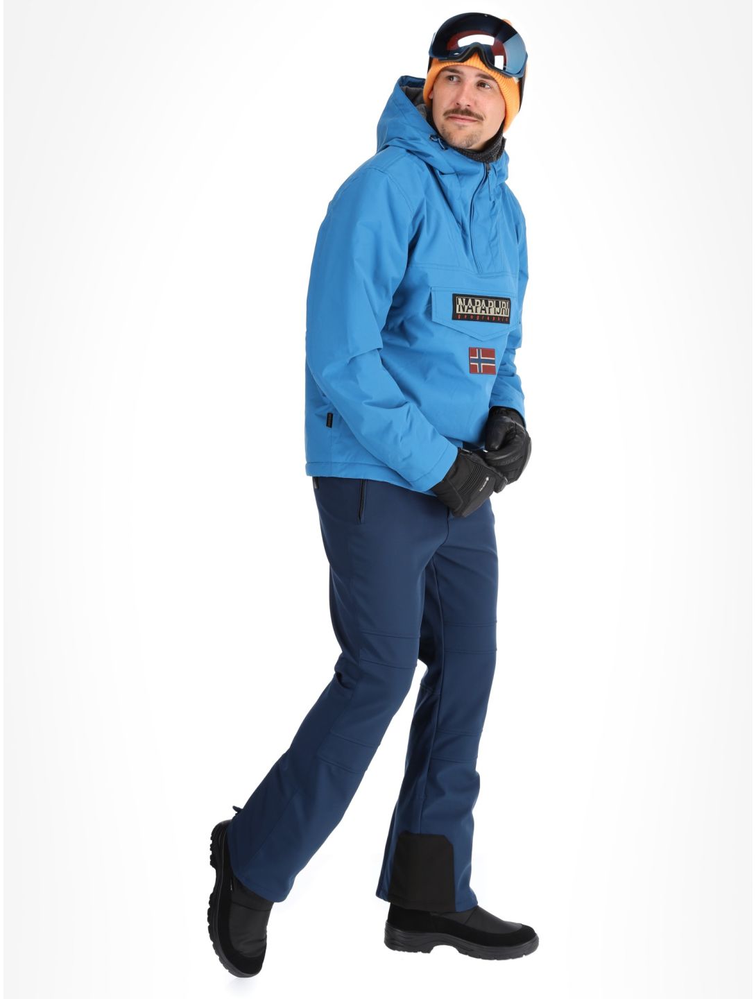 Napapijri, Rainforest Winter 3 anorak uomo Blue Sapphire blu 