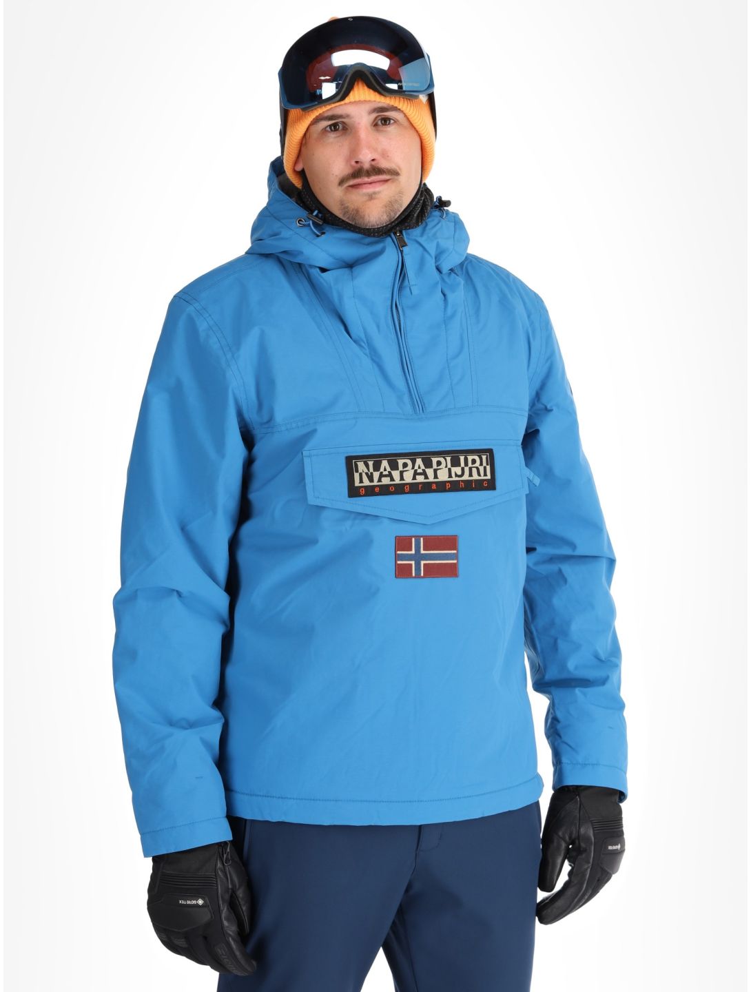 Napapijri, Rainforest Winter 3 anorak uomo Blue Sapphire blu 