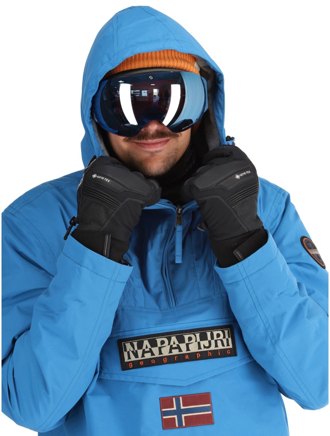 Napapijri, Rainforest Winter 3 anorak uomo Blue Sapphire blu 