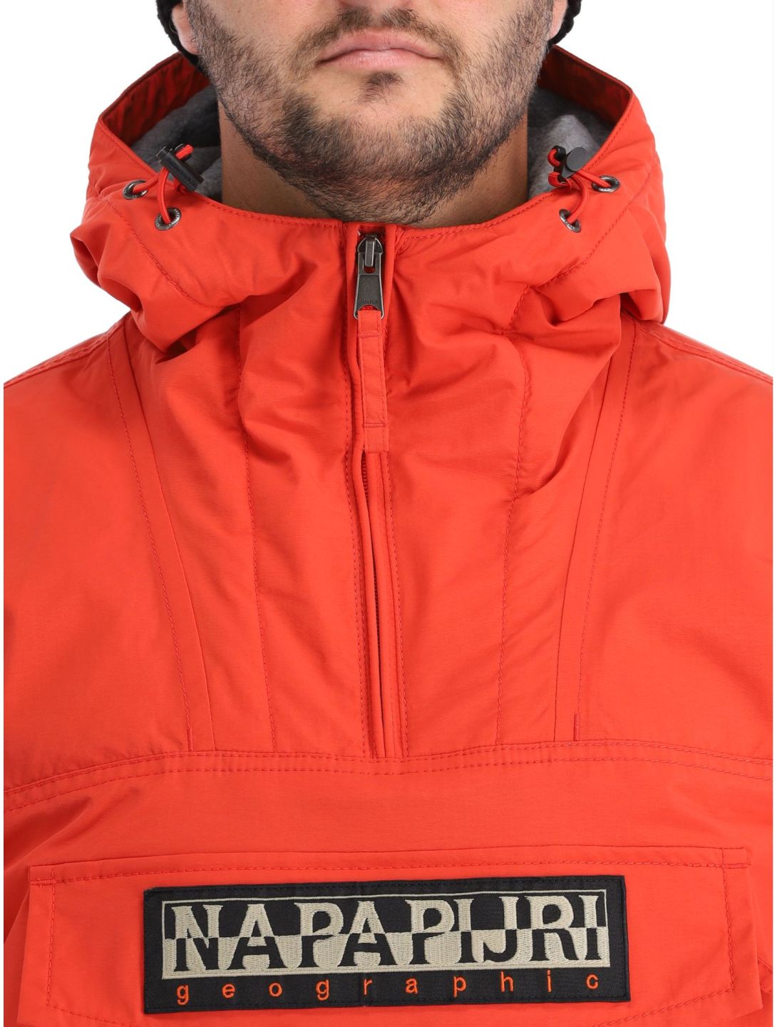 Napapijri, Rainforest Winter 3 anorak uomo Red Poppy rosso 