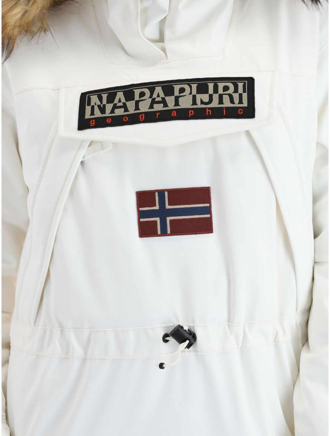 Napapijri, Skidoo Wom Ef 4 anorak donna White Whisper bianco