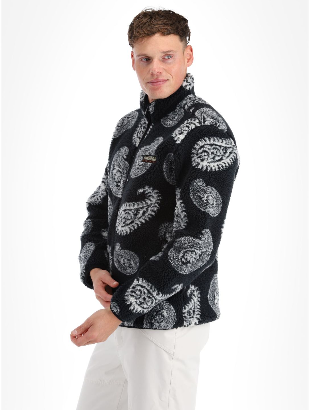 Napapijri, T-Holiday FZ gilet uomo Paisley FW6 multicolorato 