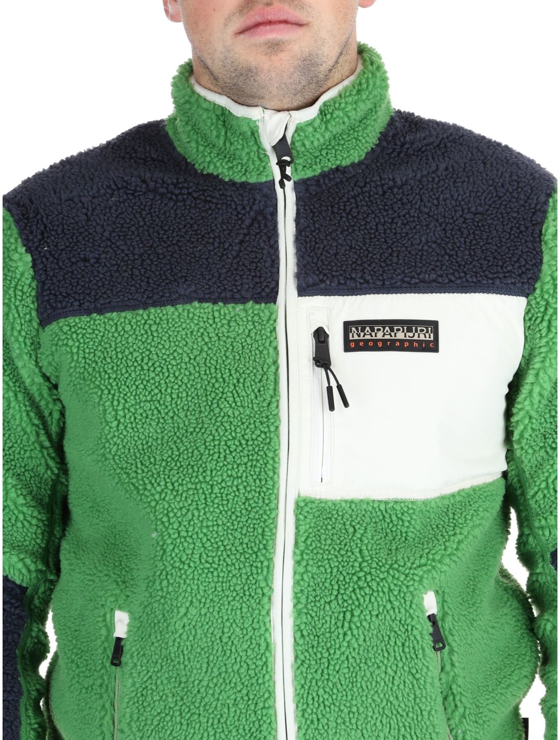 Napapijri, Yupik FZ 3 gilet uomo Kelly Green verde 